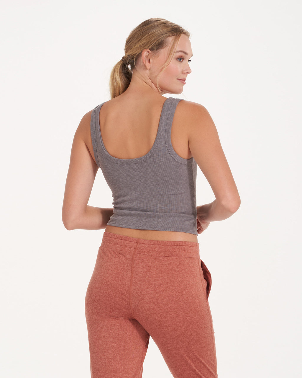 Sunrise Crop Tank | Smoke