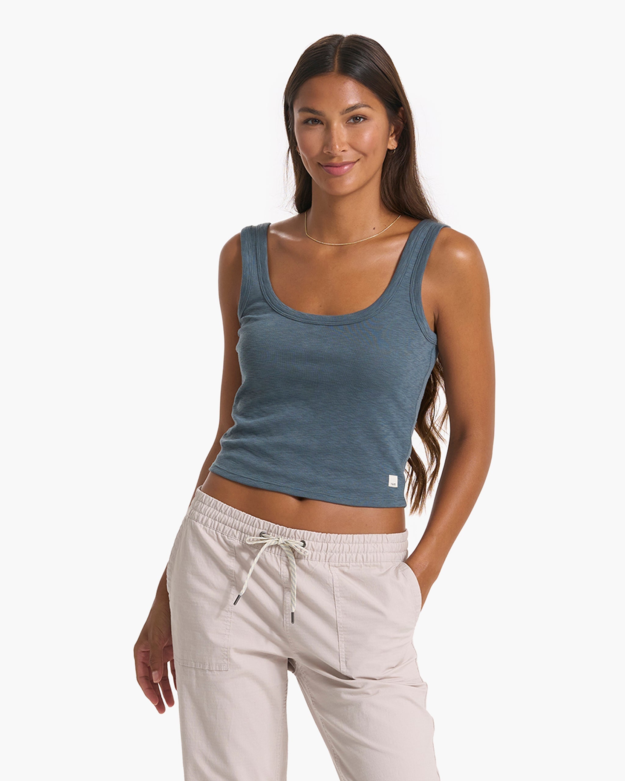 Sunrise Crop Tank | Stone