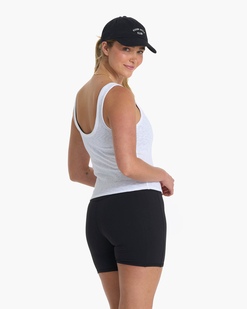 Sunrise Crop Tank | White