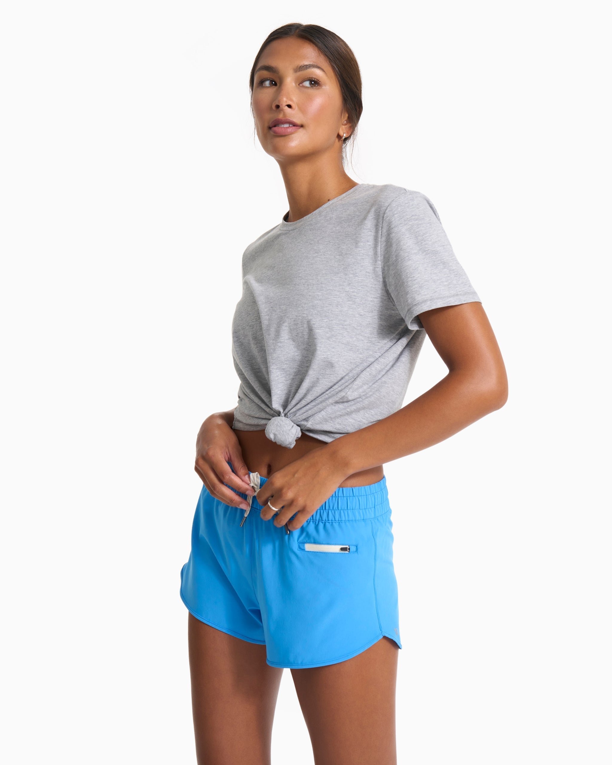 Feather Tee | Heather Grey