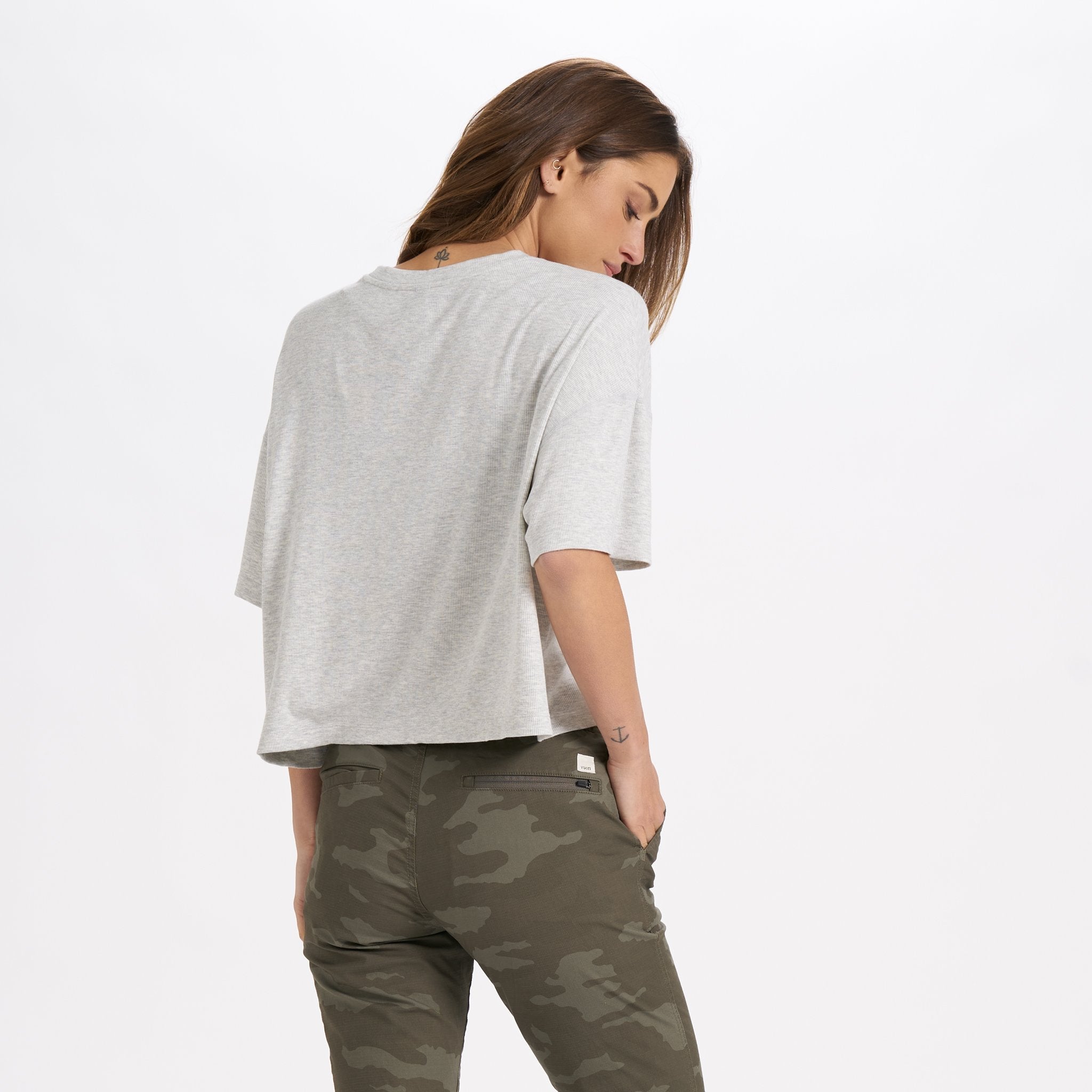 Cove Tee | Light Heather Grey