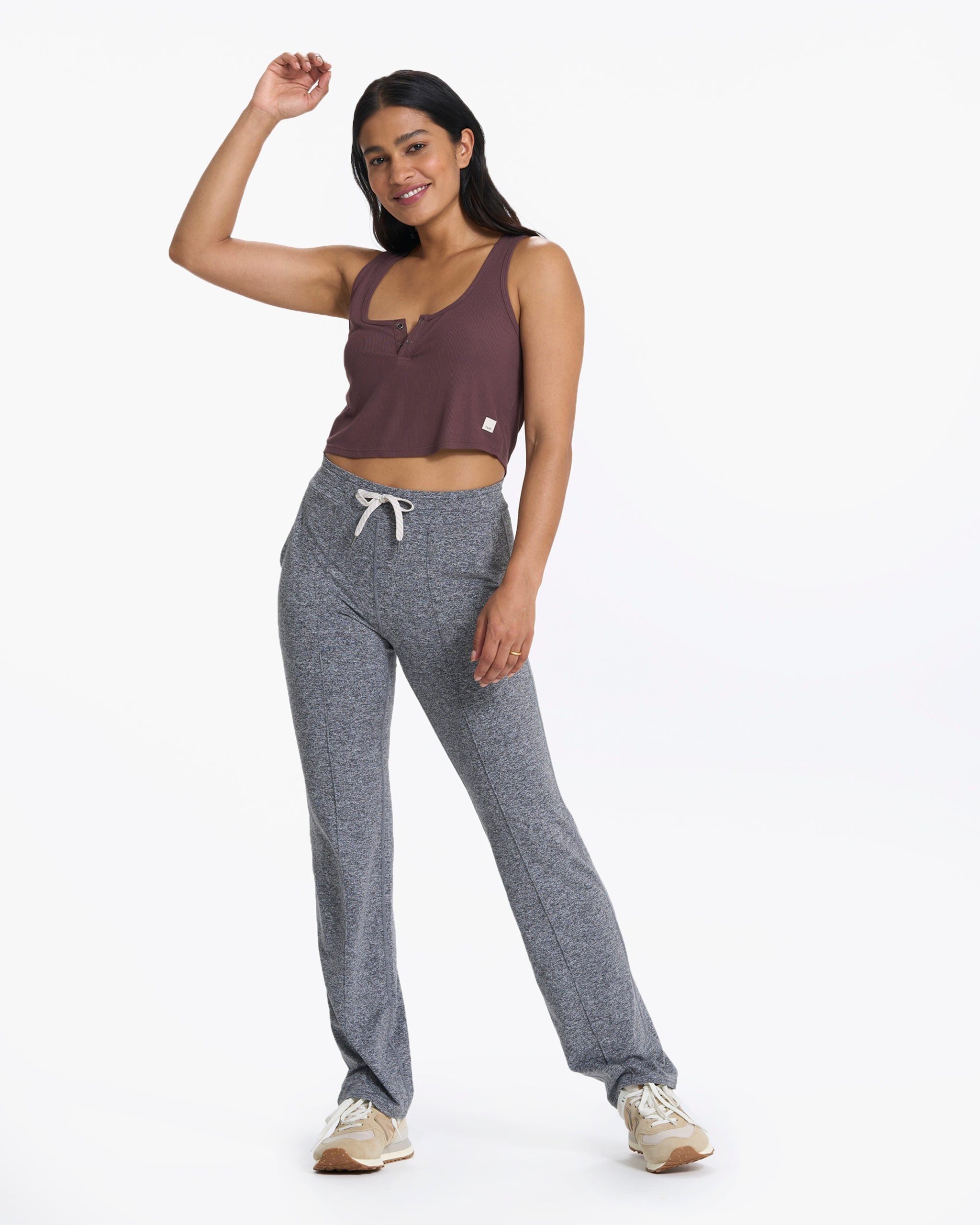 Cove Crop Tank | Chestnut