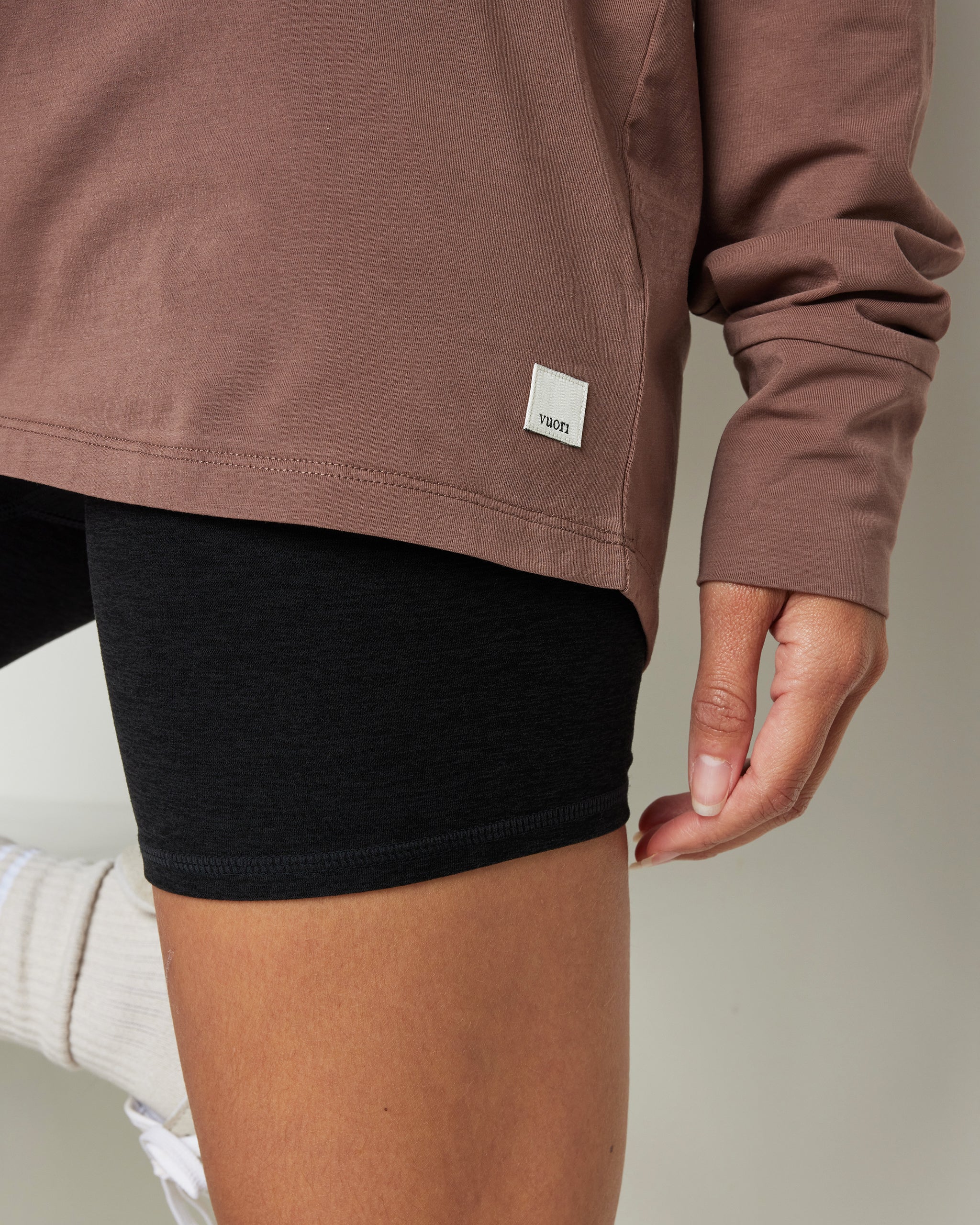 Long-Sleeve Feather Tee | Clove