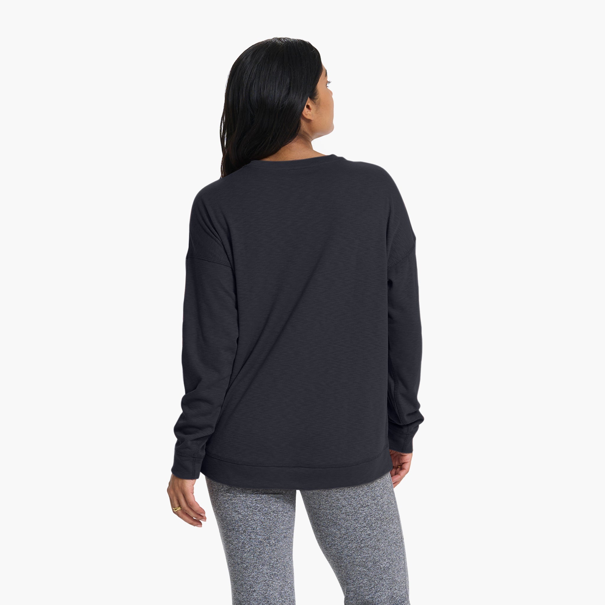 Long-Sleeve Sunrise Crew | Black