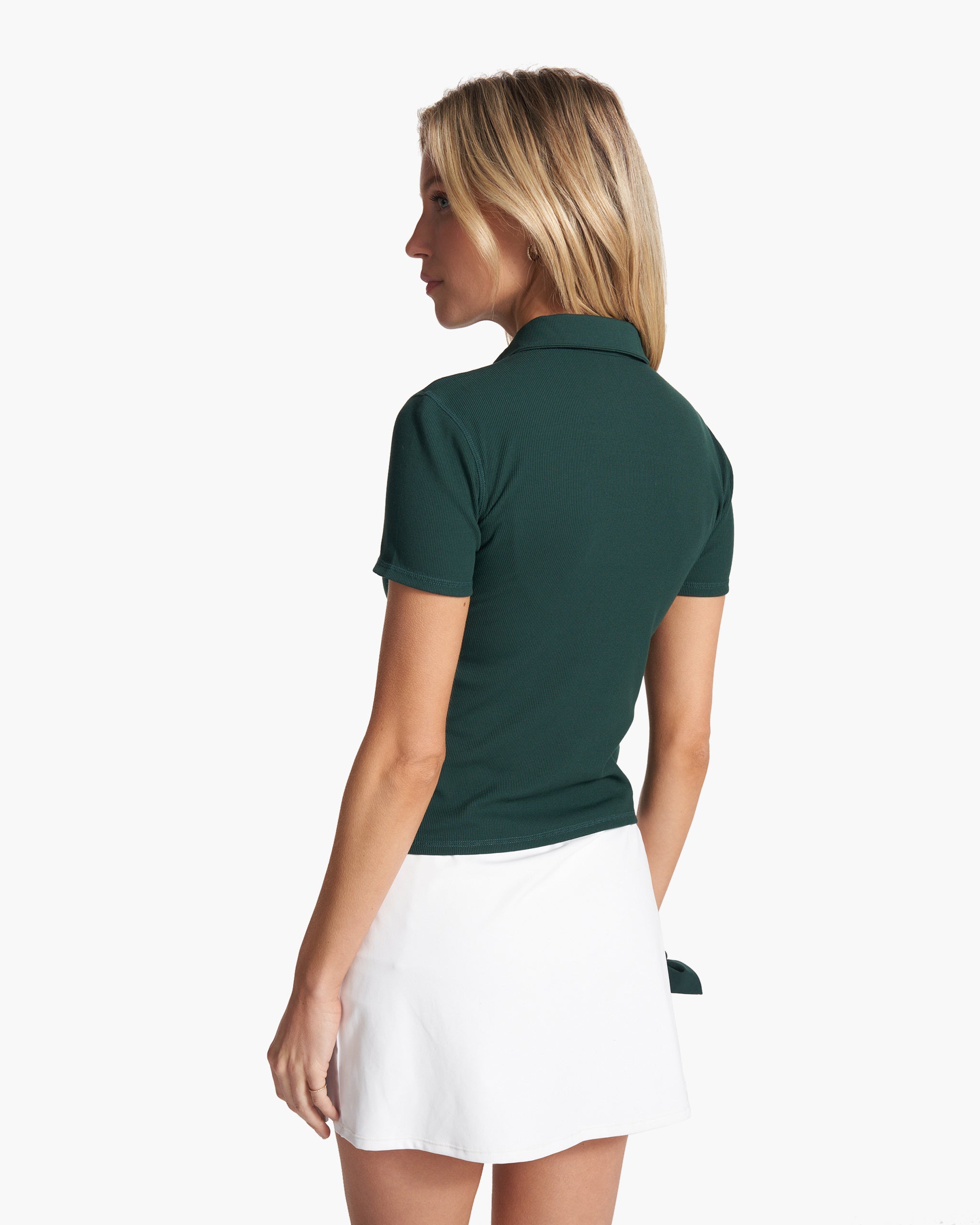 Pose Fitted Polo | Grass
