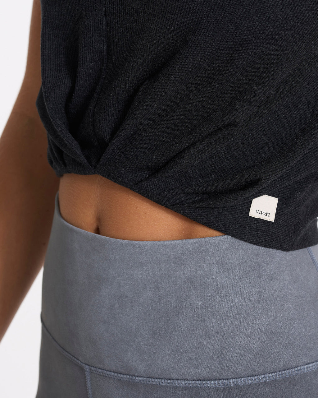 Cove High Neck Tank | Black Heather