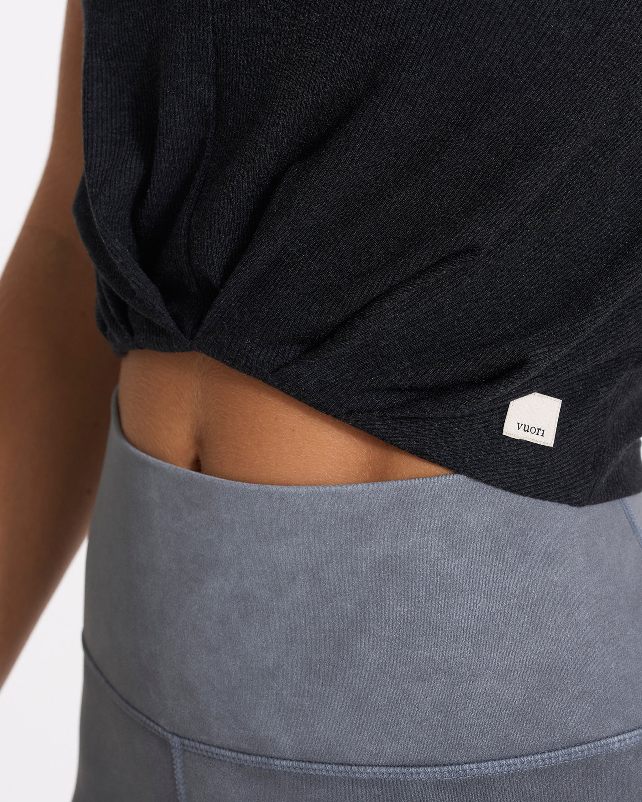 Cove High Neck Tank | Black Heather