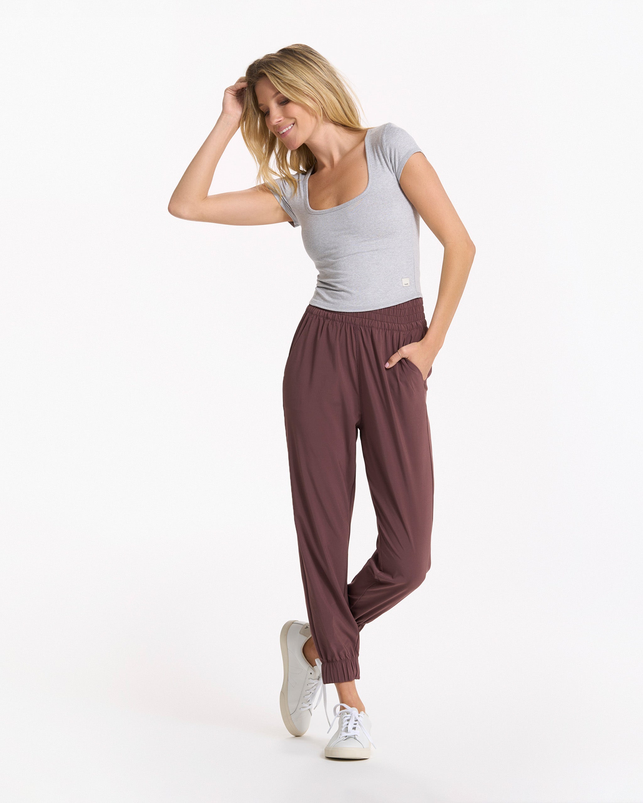 Short Sleeve Halo Crop | Pale Grey Heather