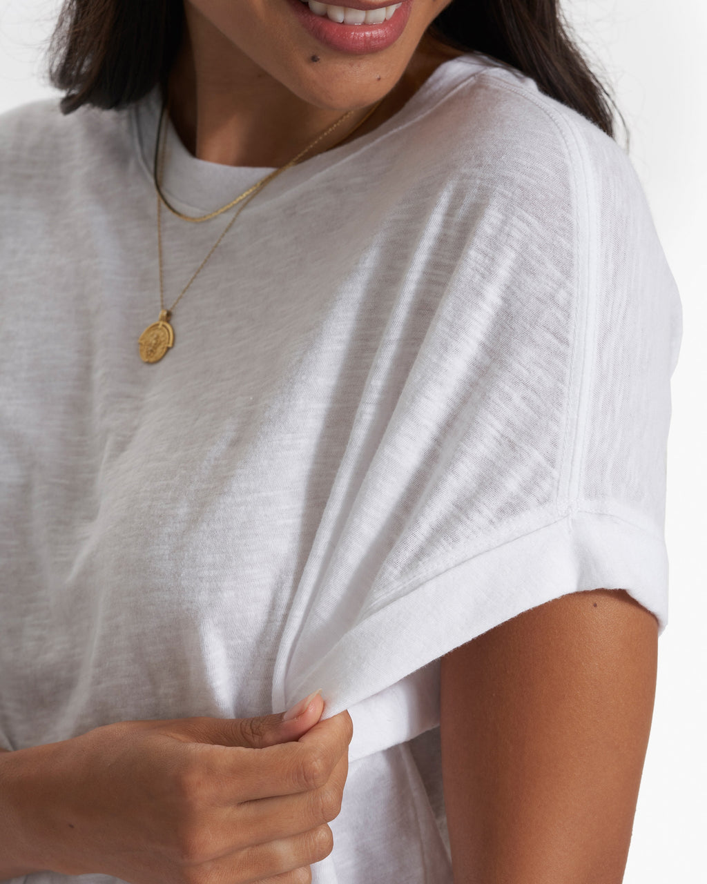 Sunset Easy Tee | White