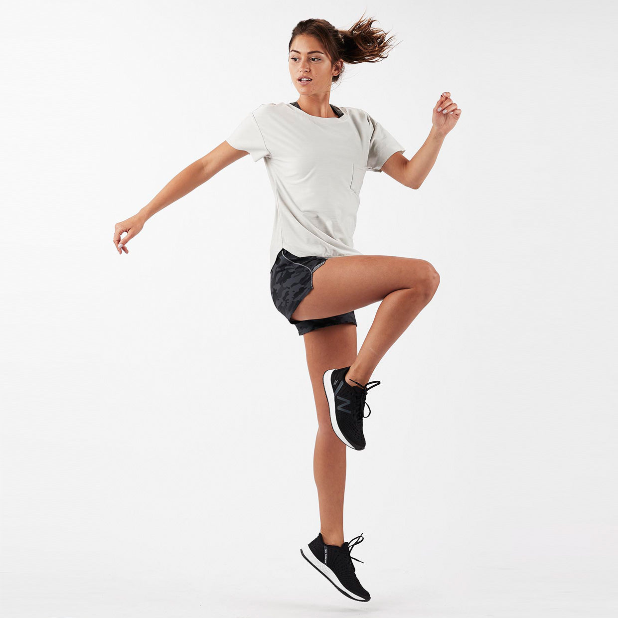 Lux Performance Tee | Dove Grey