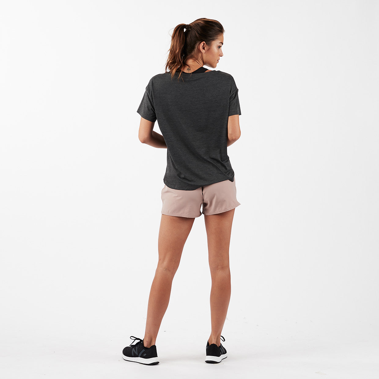 Lux Performance Tee | Charcoal Heather