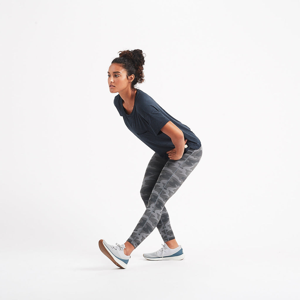 Lux Performance Tee | Ink Heather