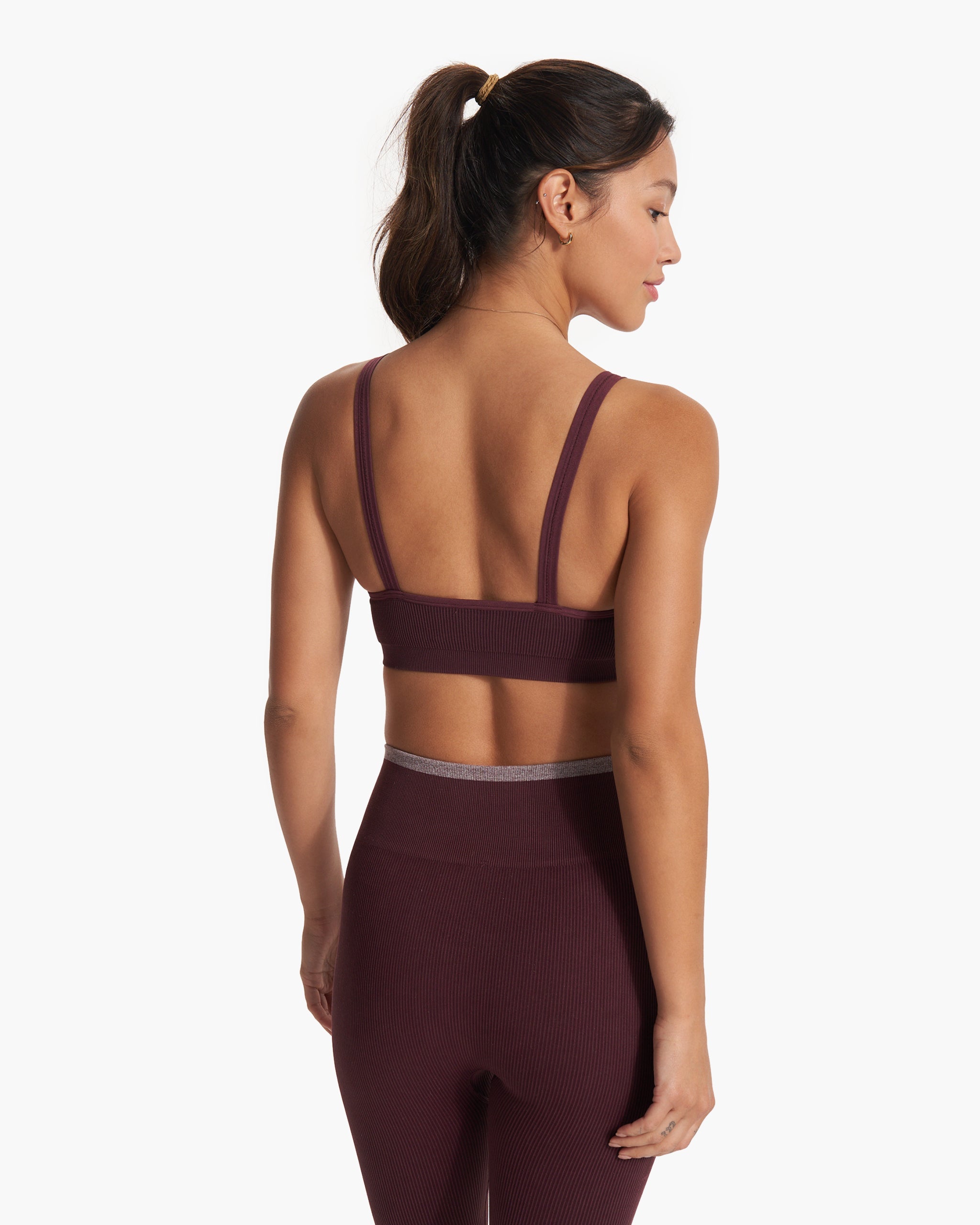 Helix Seamless Bra | Cerise