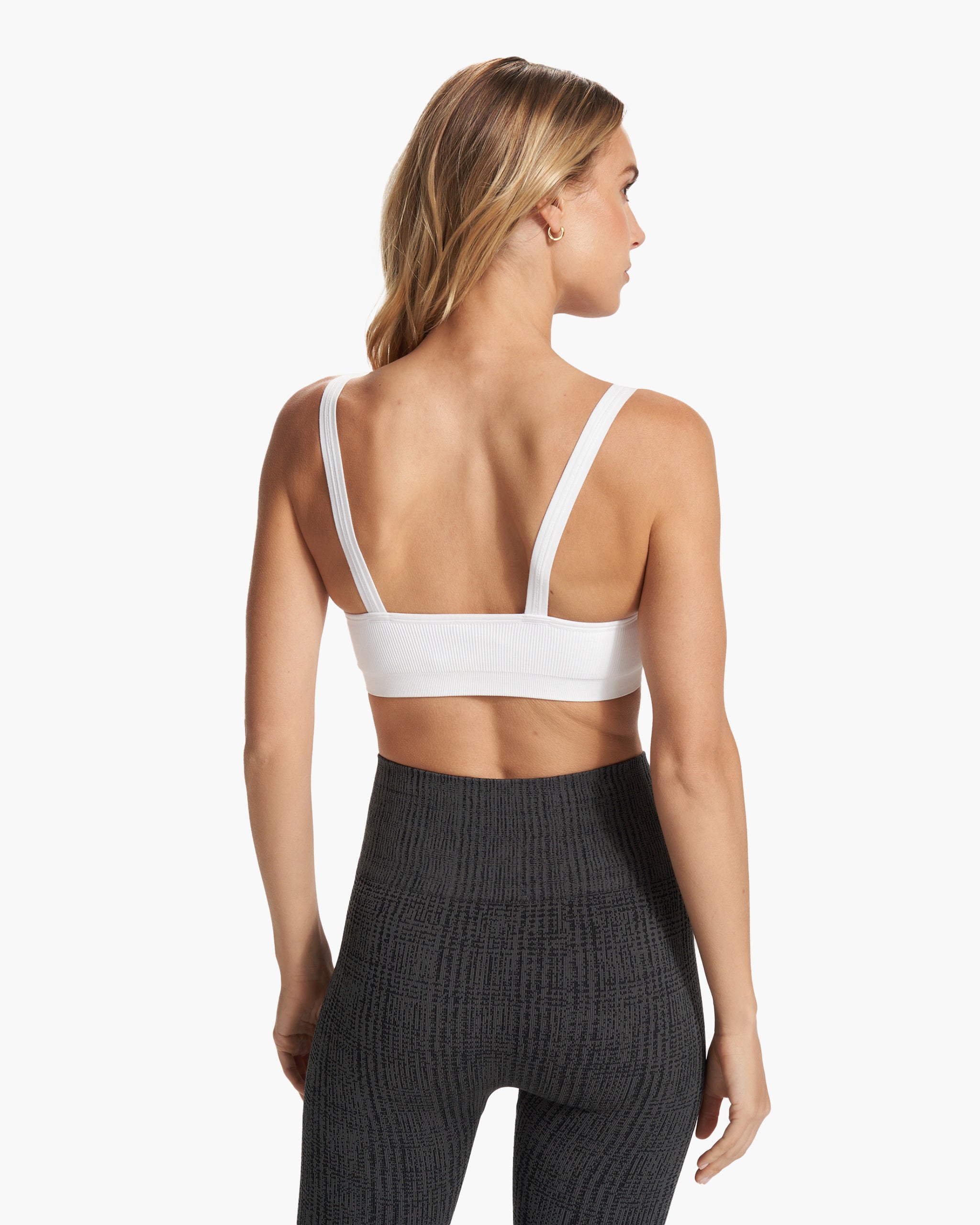 Helix Seamless Bra | White