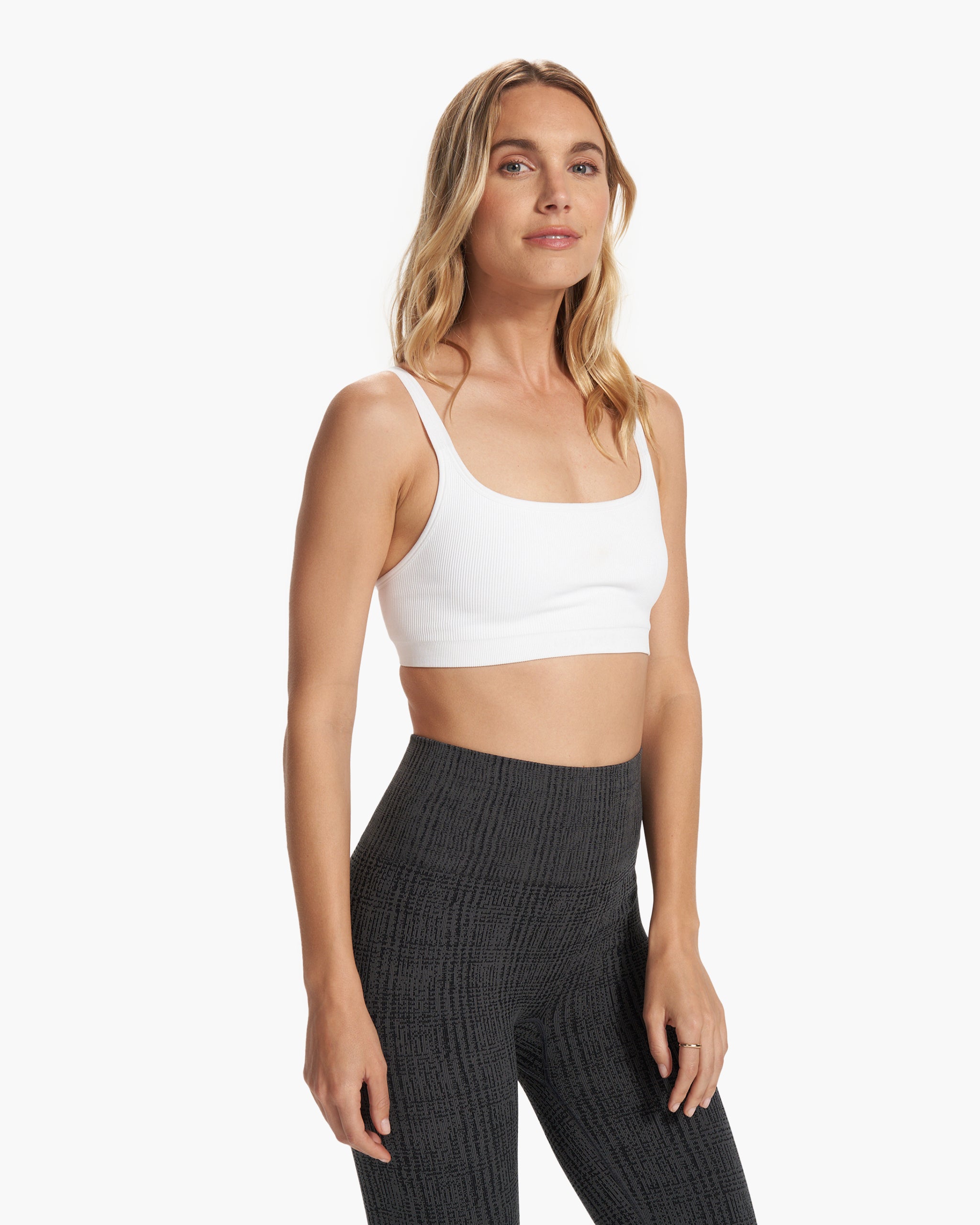 Helix Seamless Bra | White