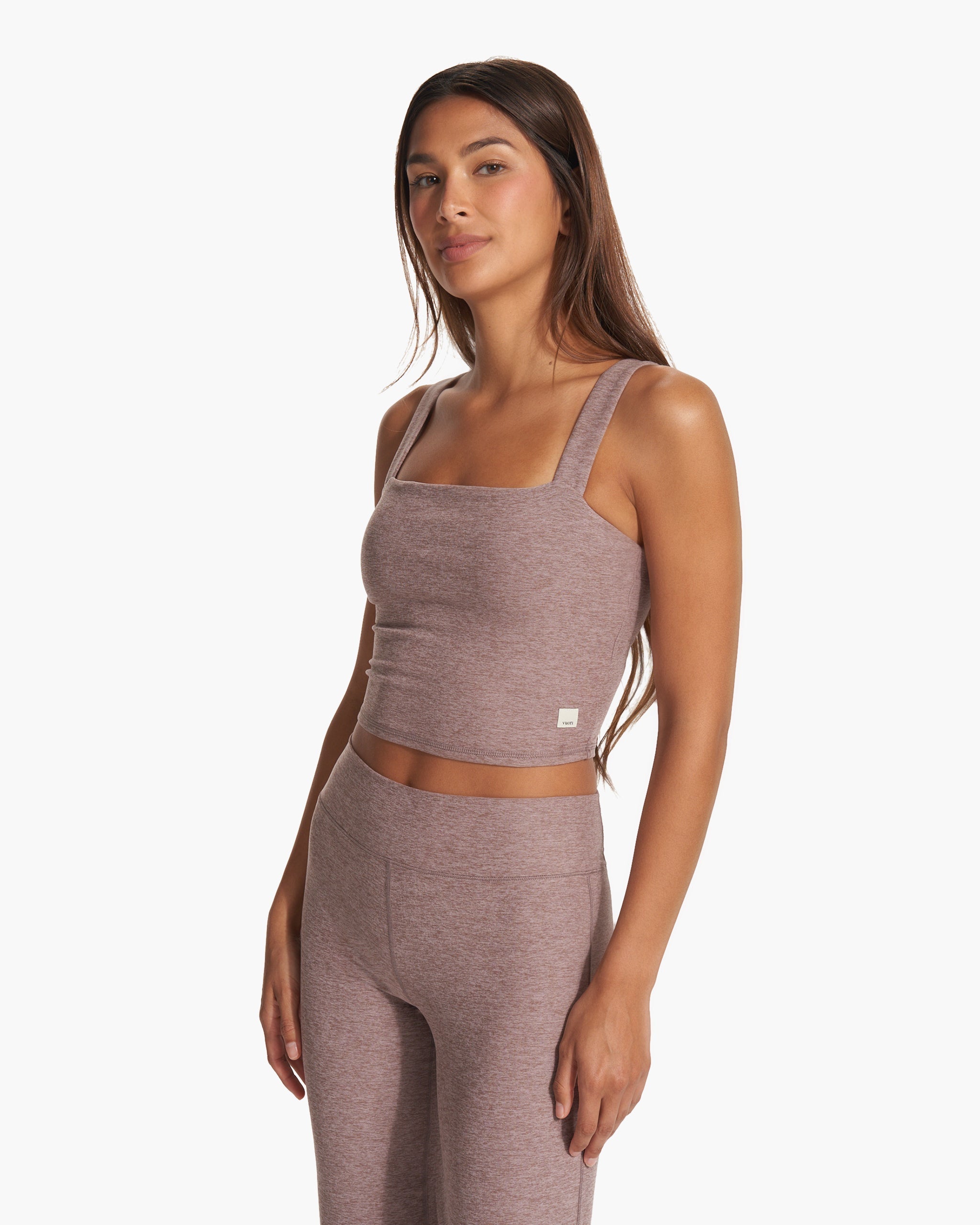 Elevation Square Neck Tank | Hazel Heather