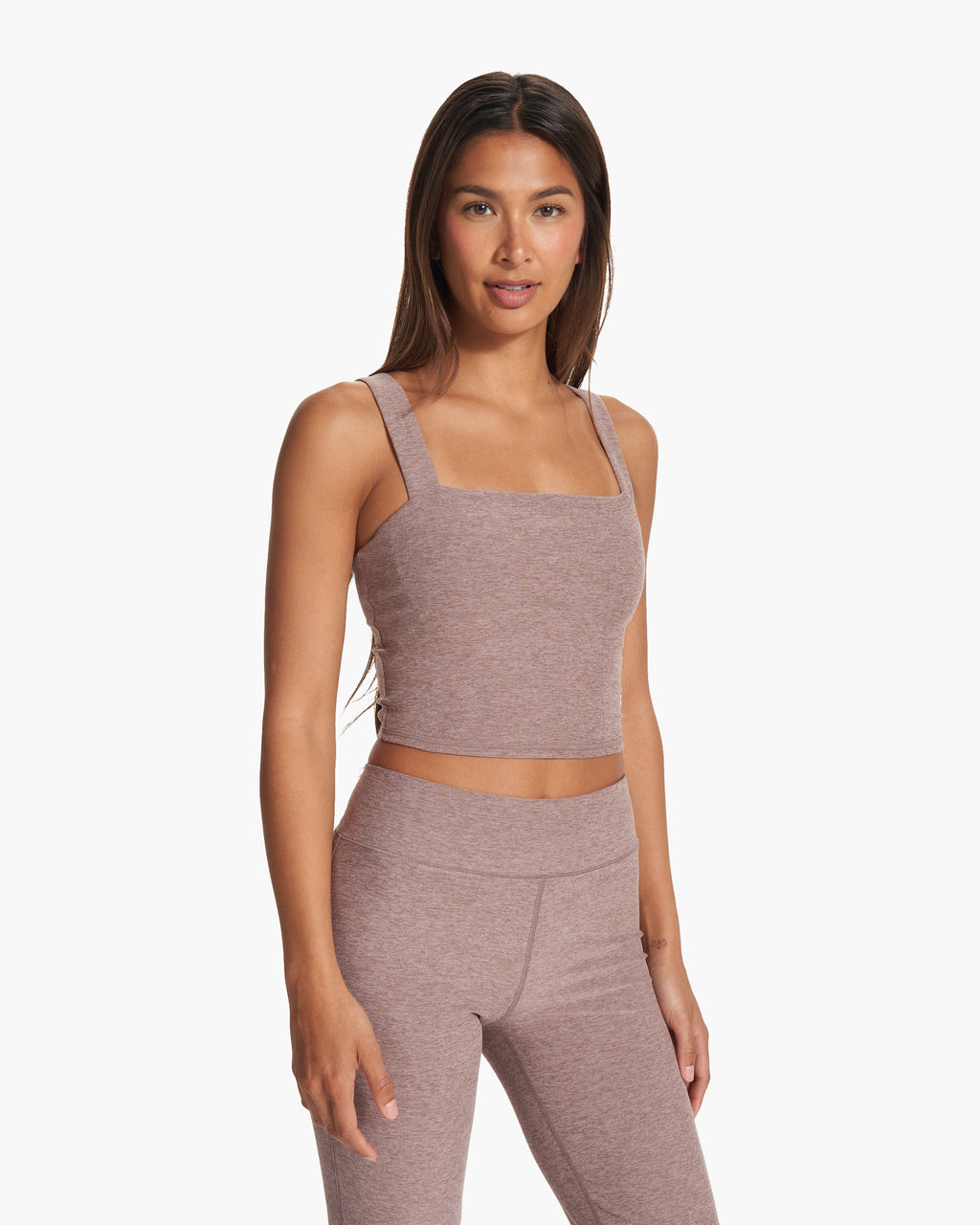 Elevation Square Neck Tank | Hazel Heather