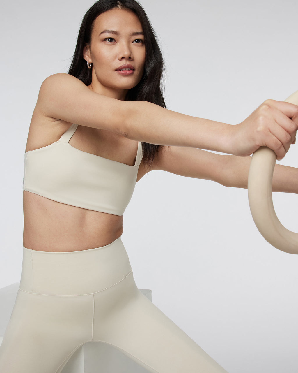 Evolve Square Neck Bra | Bone
