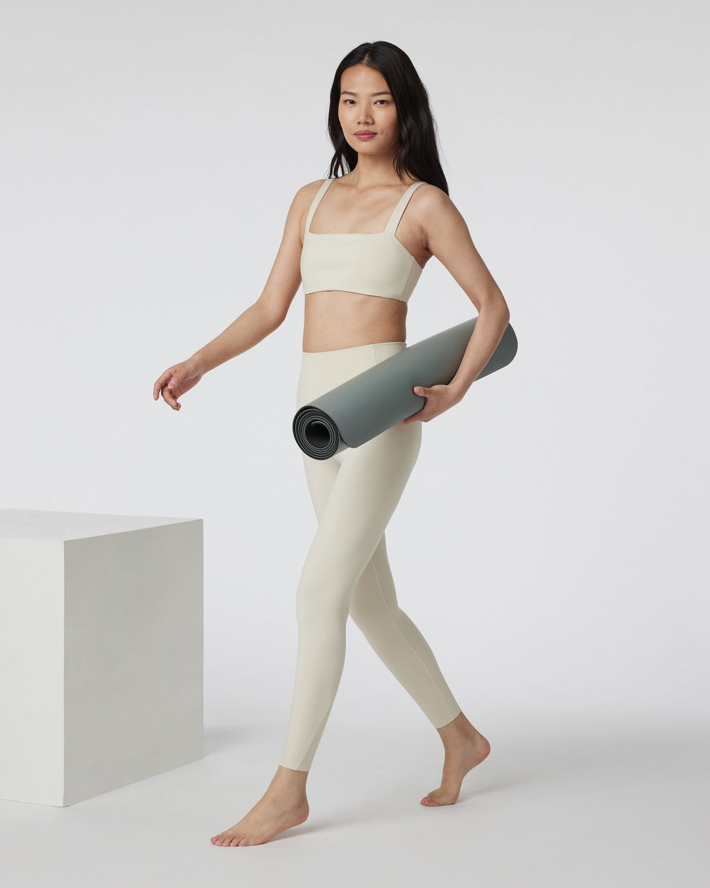 Evolve Square Neck Bra | Bone