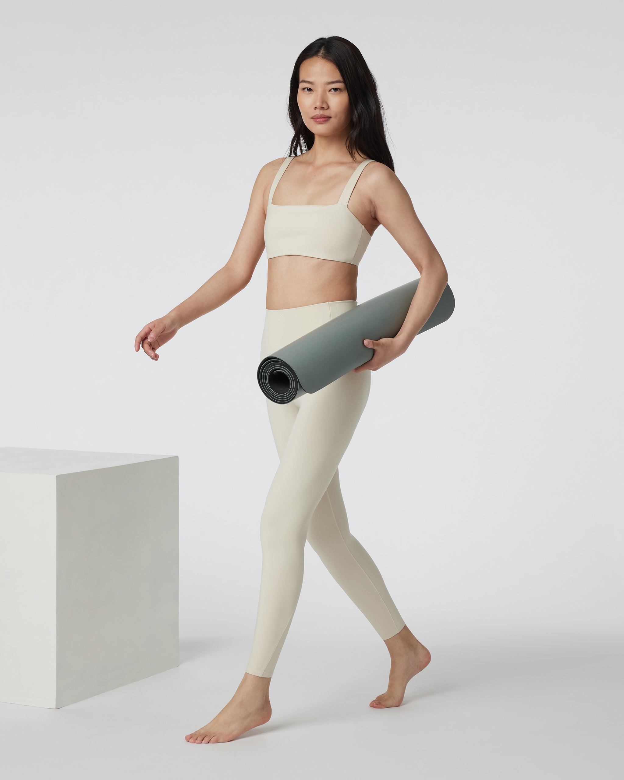 Evolve Square Neck Bra | Bone