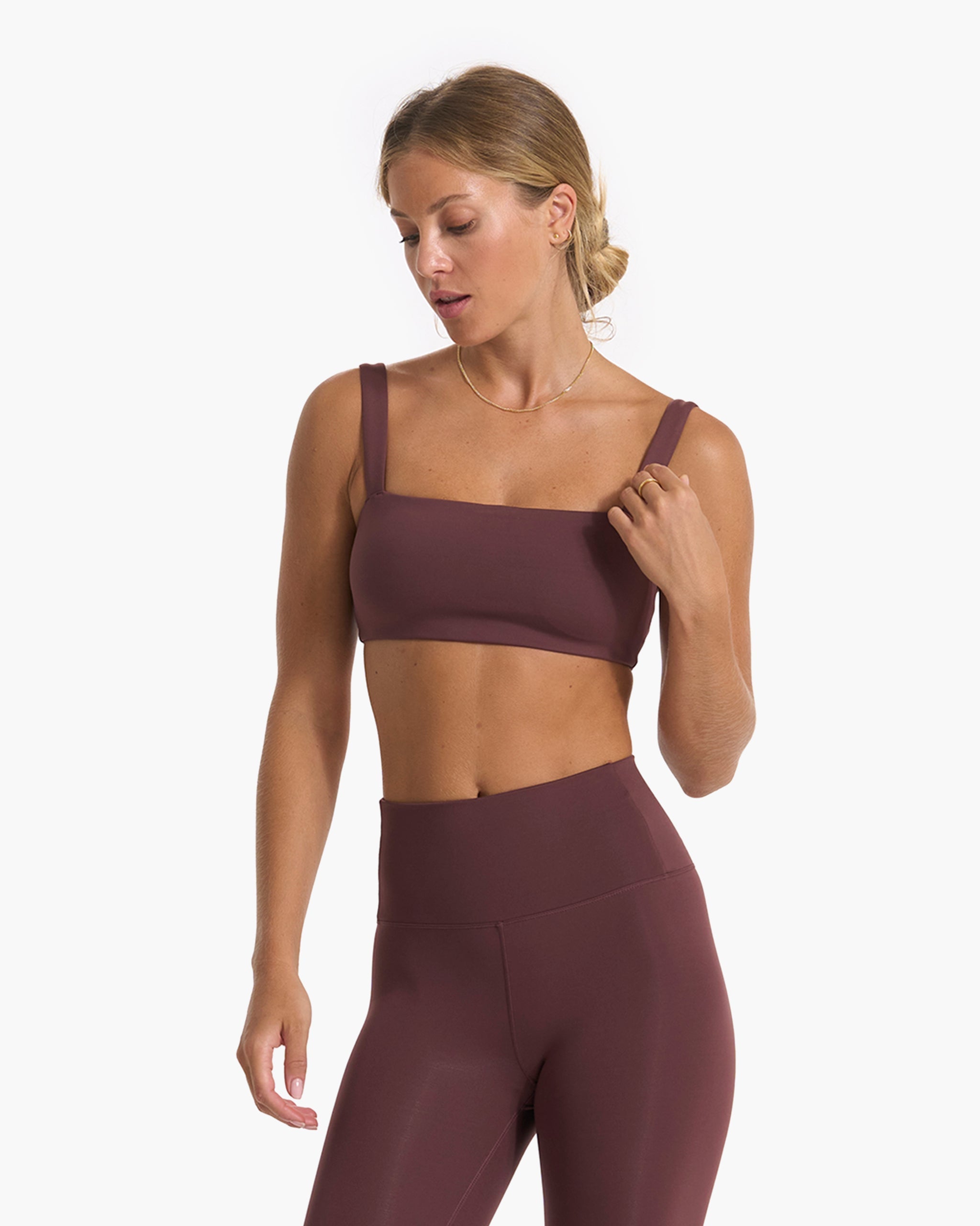 Evolve Square Neck Bra | Fig