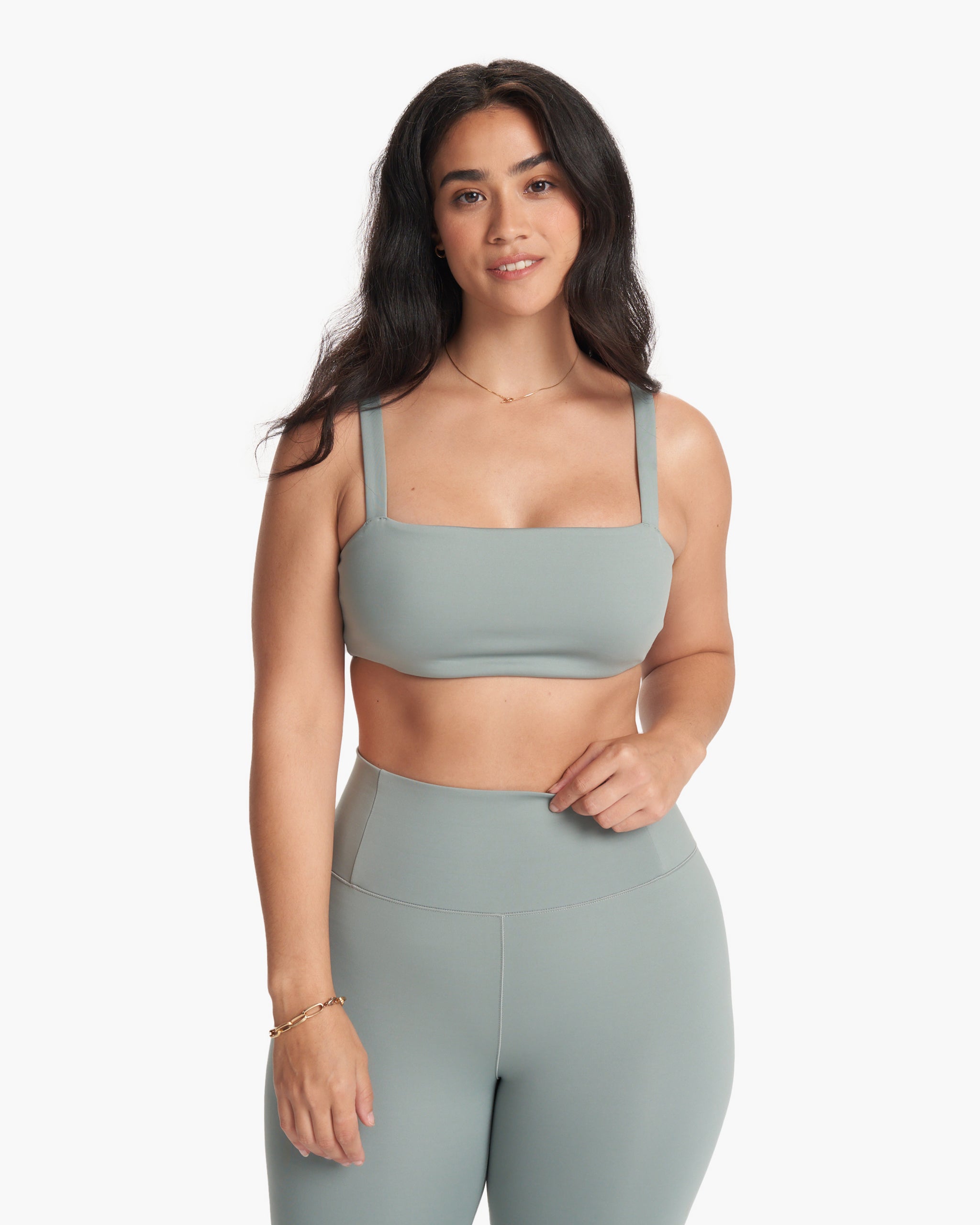 Evolve Square Neck Bra | Fern