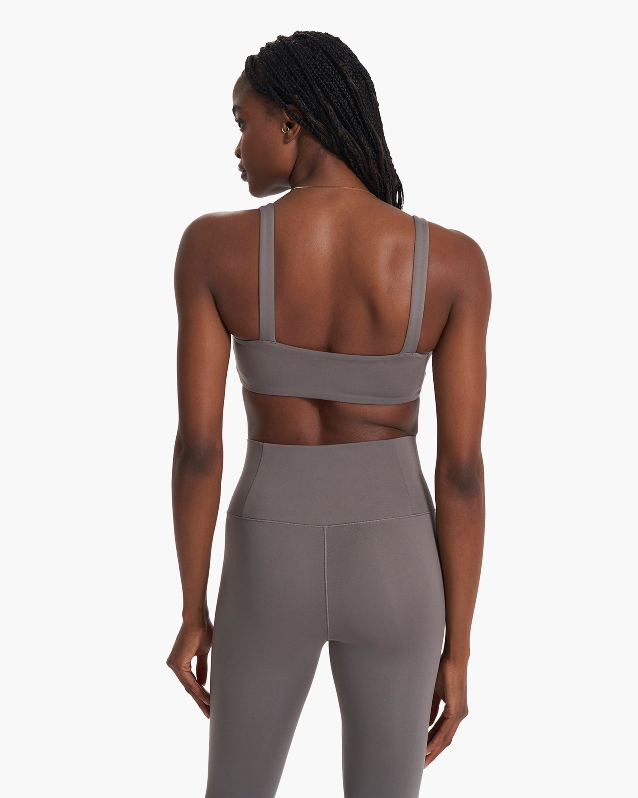 Evolve Square Neck Bra | Smoke