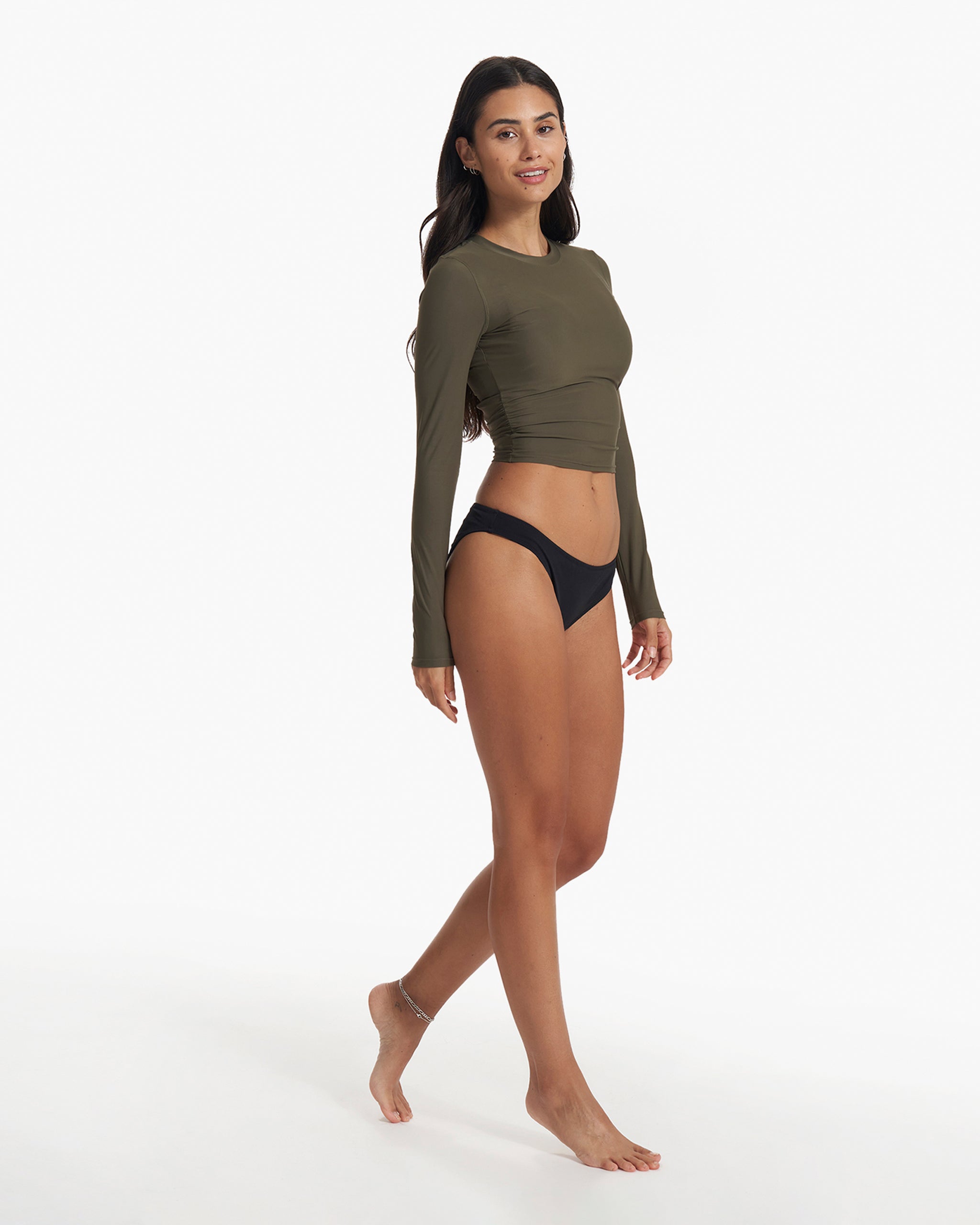 Long Sleeve Dune Crew | Oregano