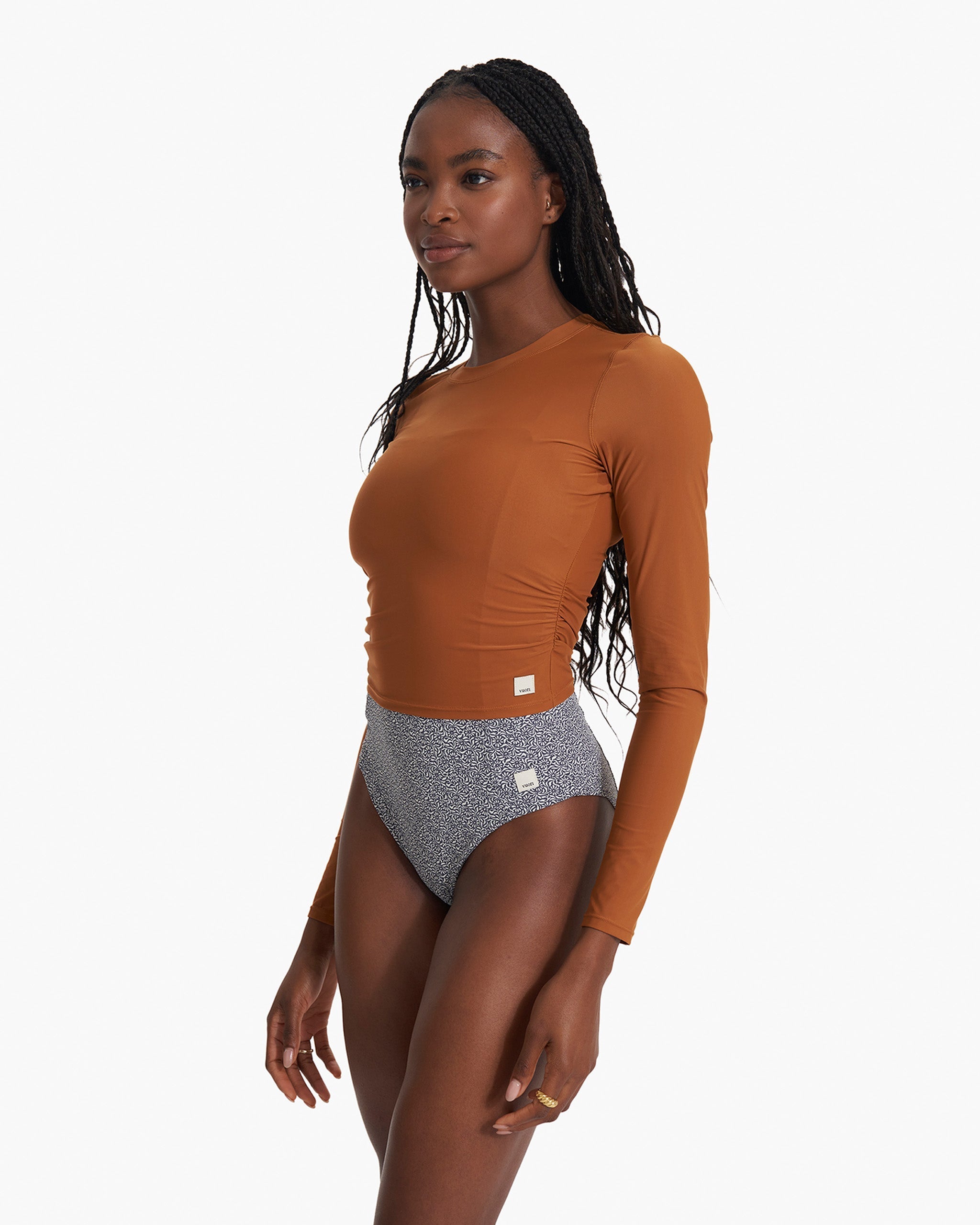 Long Sleeve Dune Crew | Turmeric