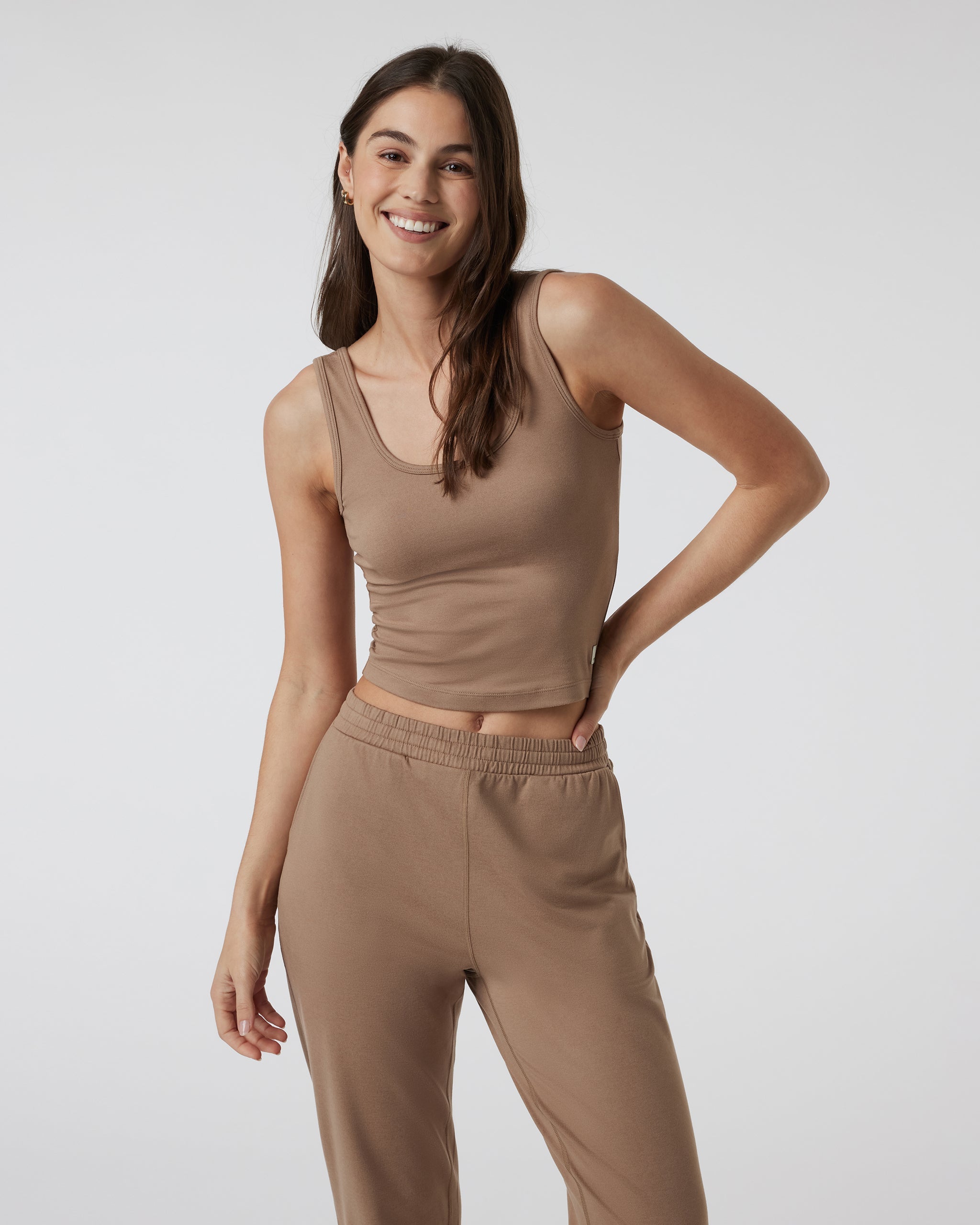 Halo Essential Tank | Goldenrod Heather