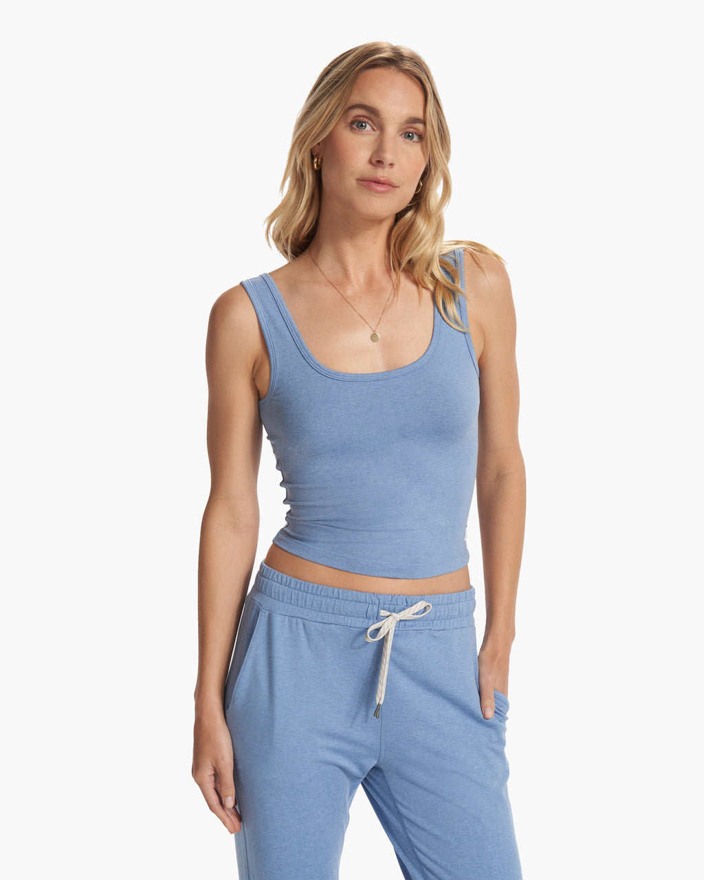 Halo Essential Tank | Isle Blue Heather