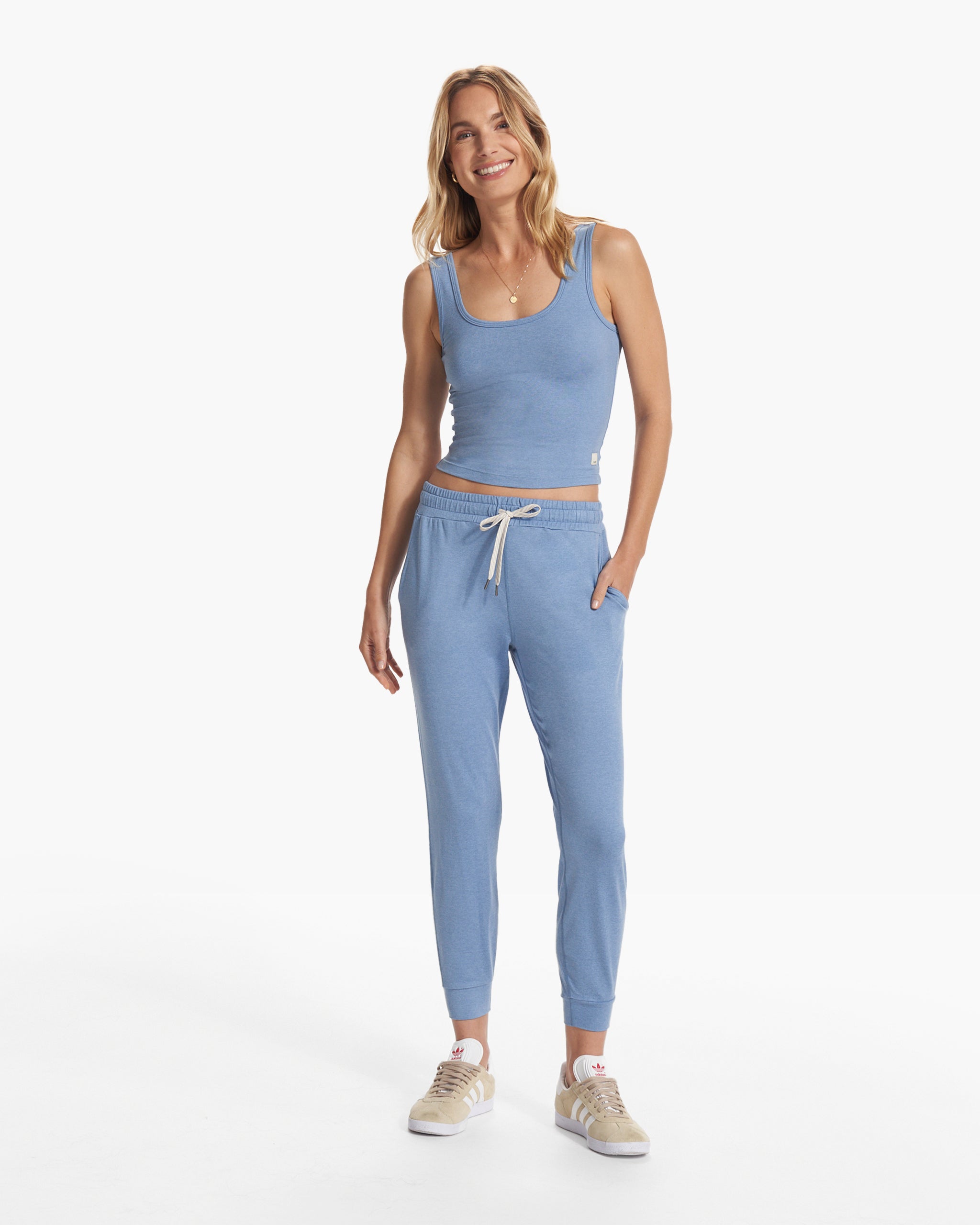 Halo Essential Tank | Isle Blue Heather