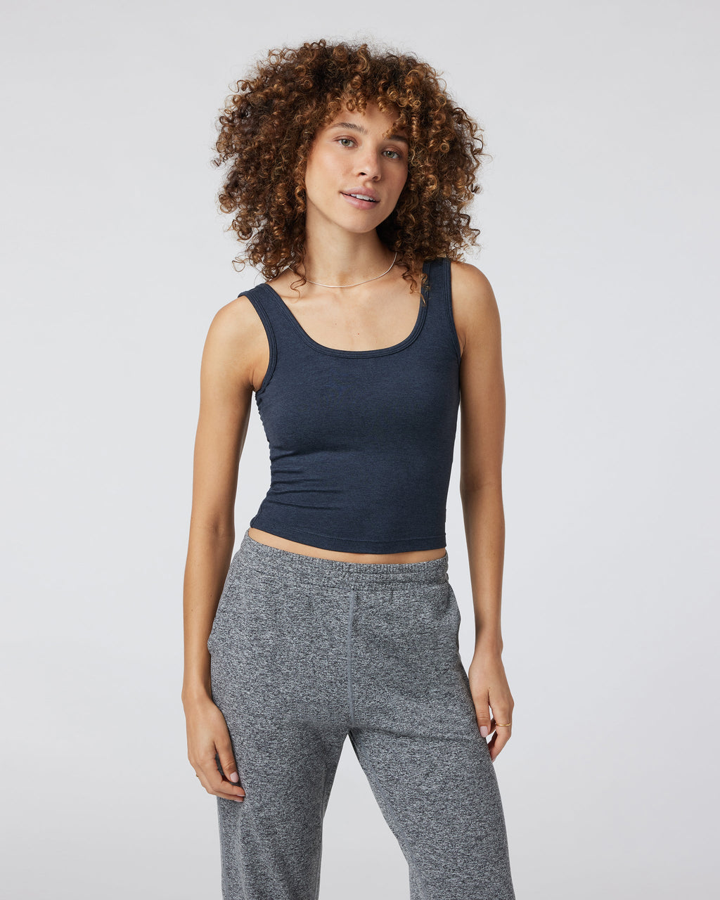 Halo Essential Tank | Midnight Heather