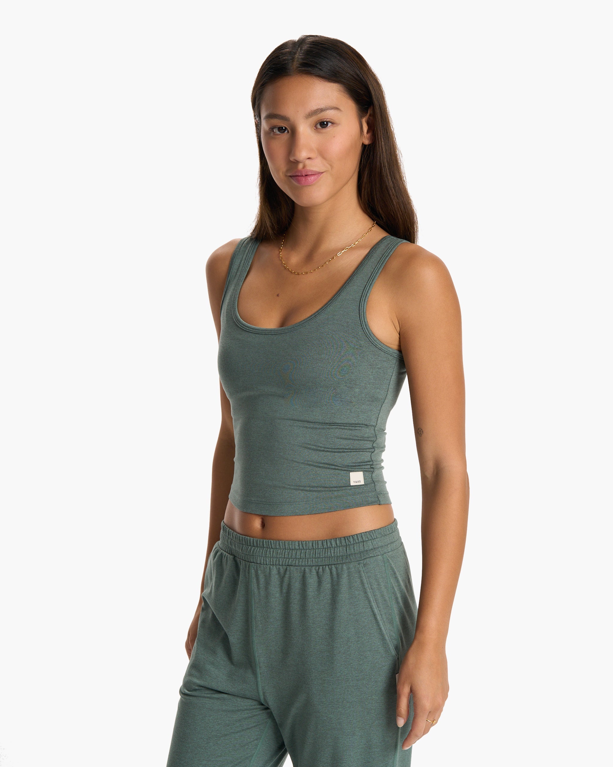 Halo Essential Tank | Sea Pine Heather