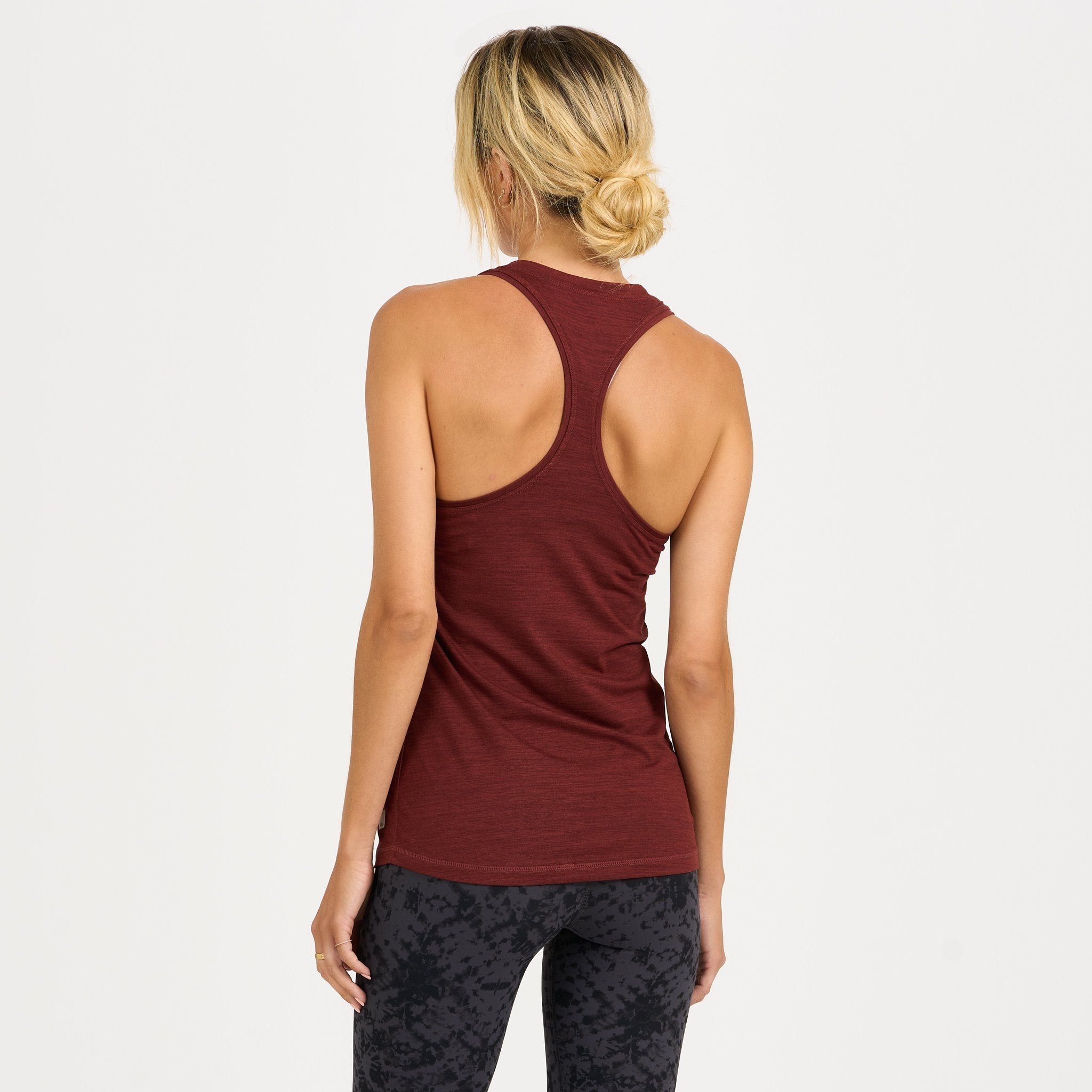 Lux Performance Tank | Brick Heather