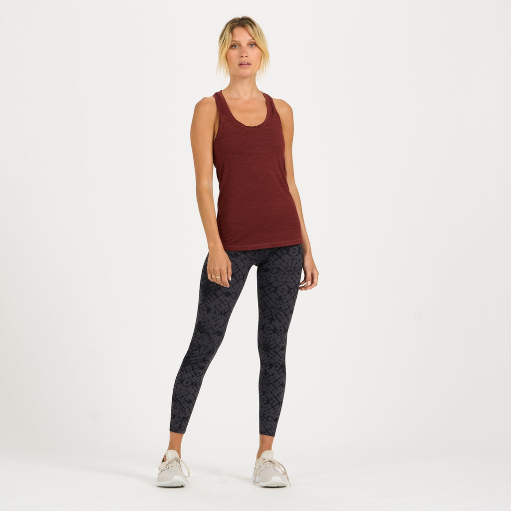 Lux Performance Tank | Brick Heather