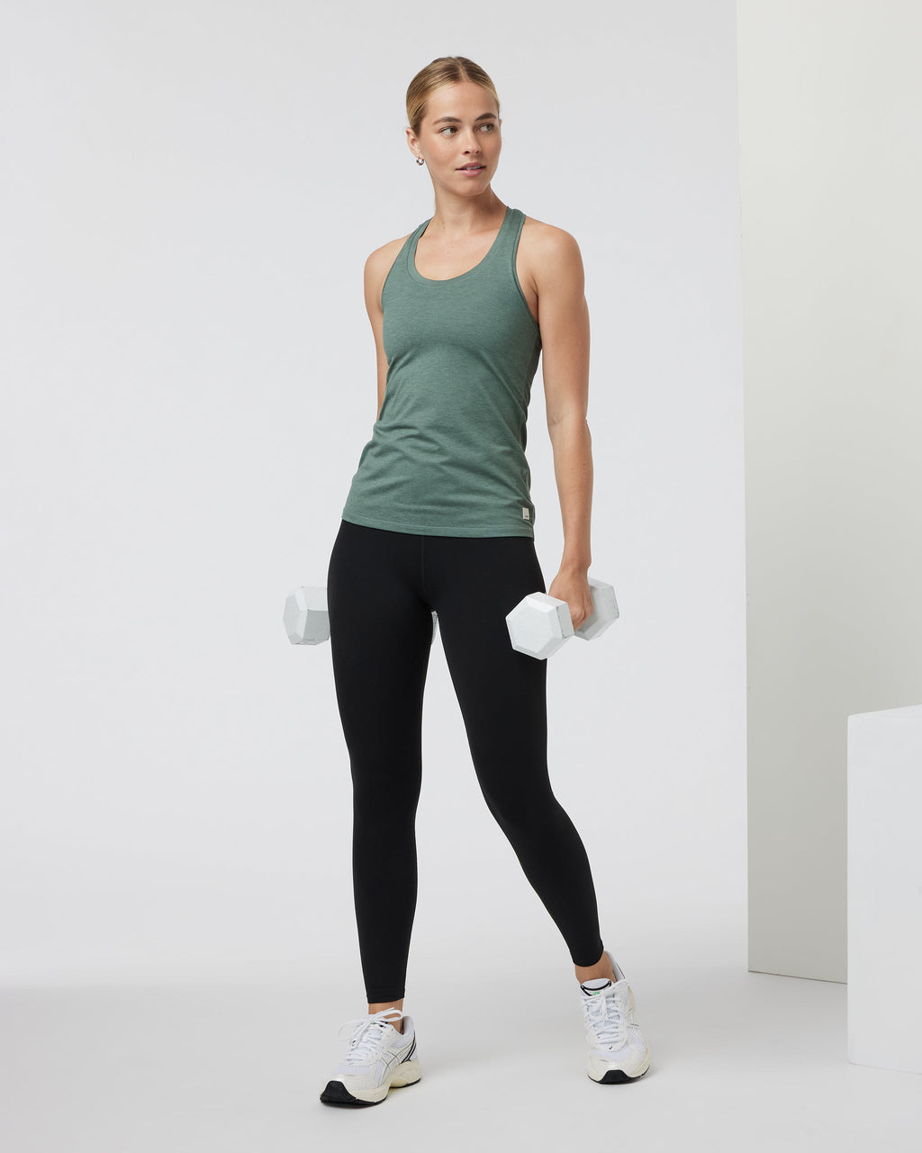 Lux Performance Tank | Marsh Heather