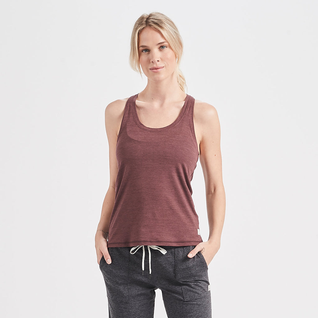 Lux Performance Tank | Fig Heather