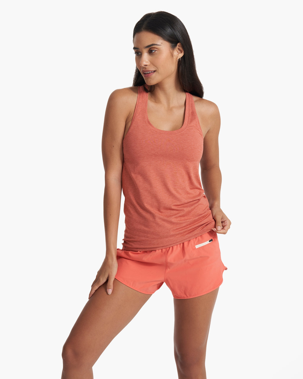 Lux Performance Tank | Lychee Heather