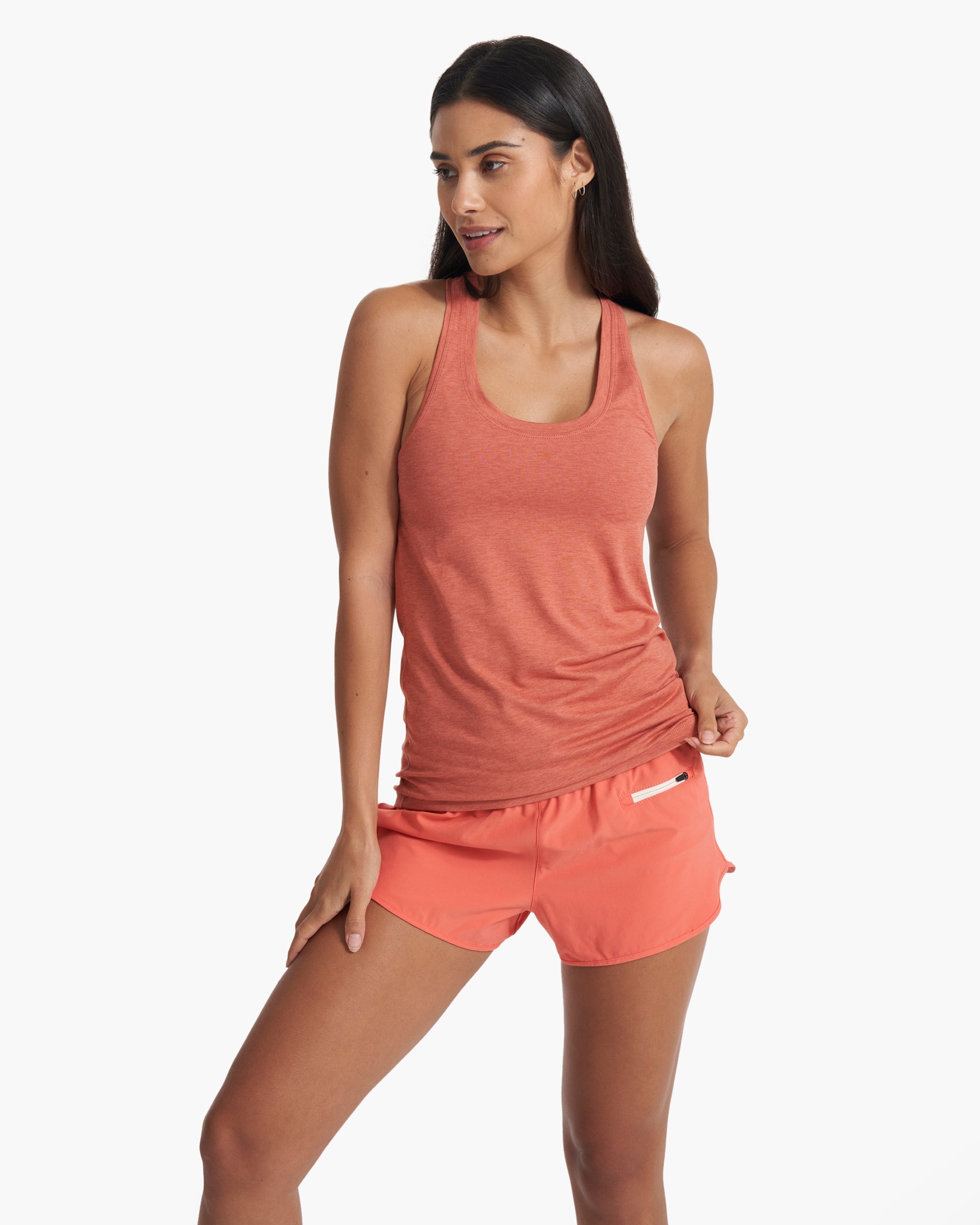 Lux Performance Tank | Lychee Heather