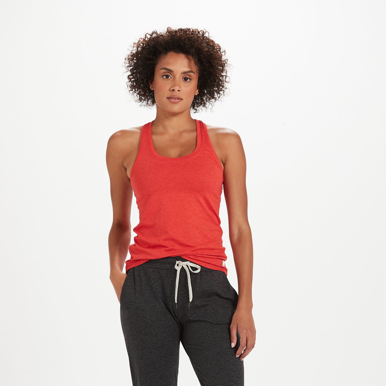 Lux Performance Tank | Melon Heather