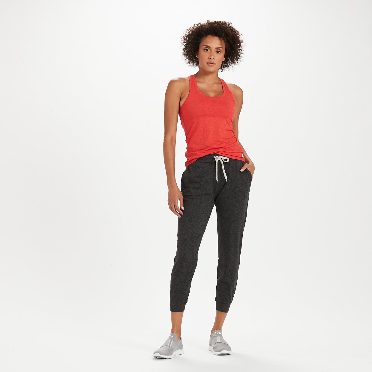 Lux Performance Tank | Melon Heather