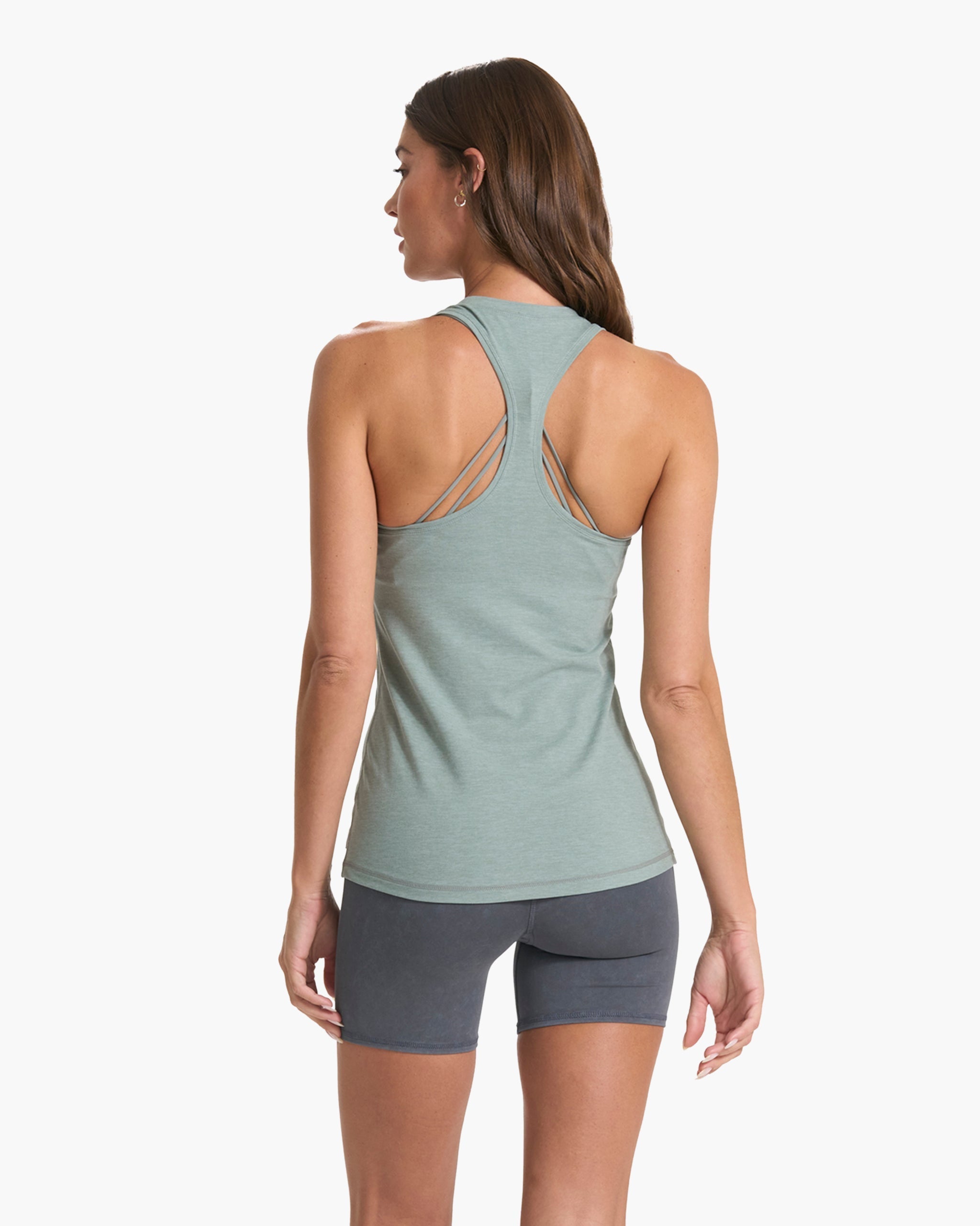 Lux Performance Tank | Neptune Heather