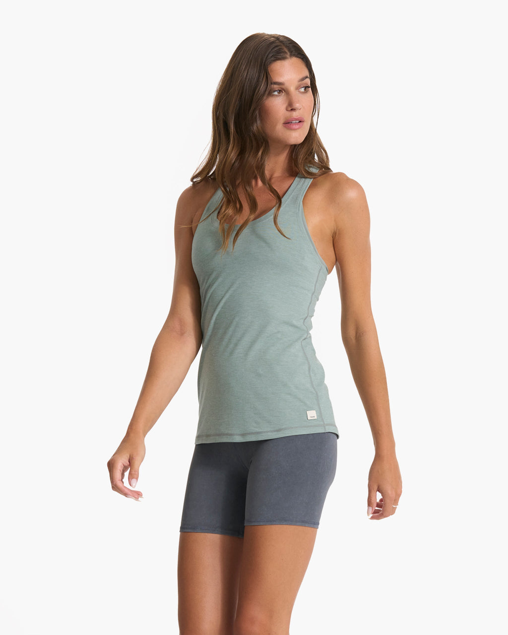 Lux Performance Tank | Neptune Heather