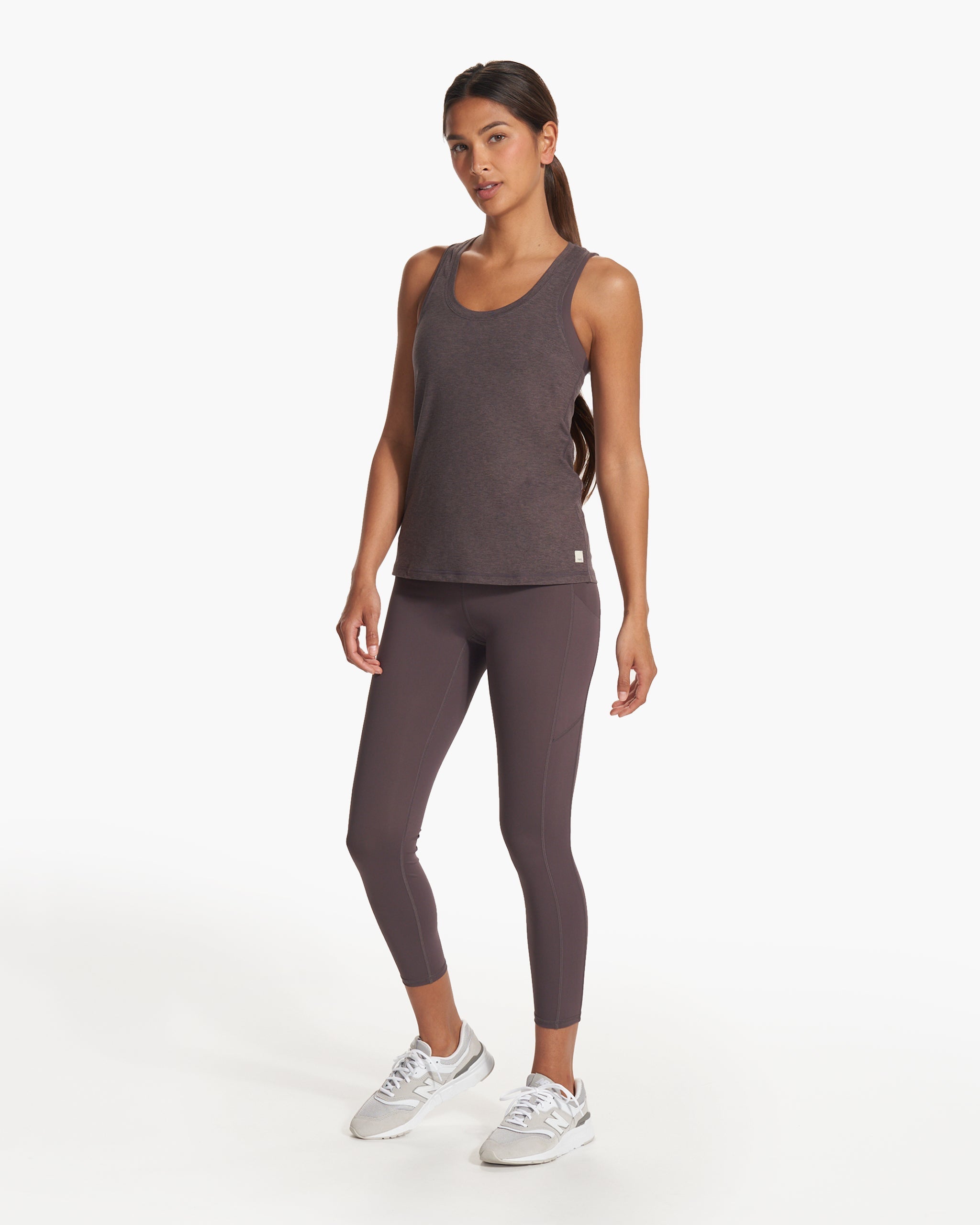Lux Performance Tank | Plum Heather