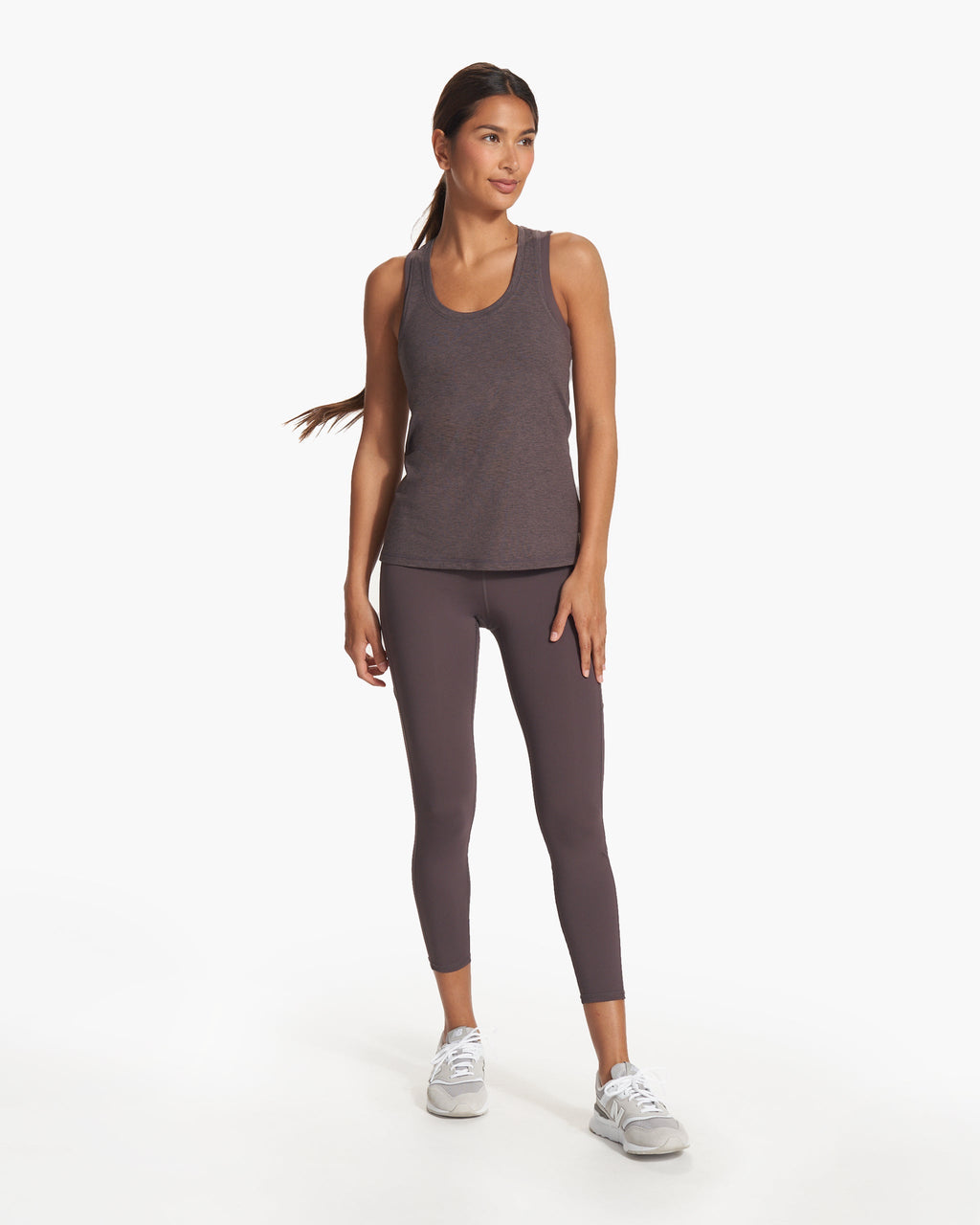 Lux Performance Tank | Plum Heather