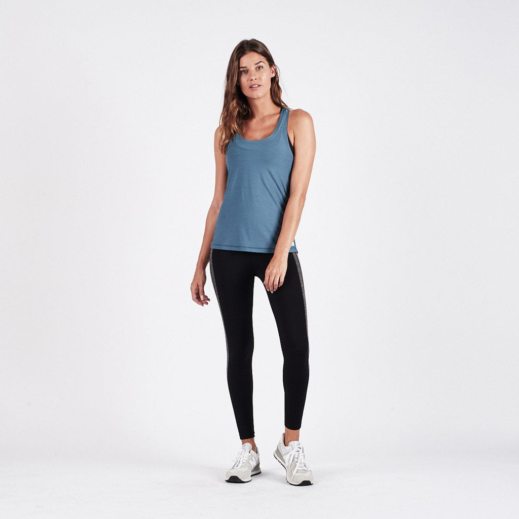 Lux Performance Tank | Tide Heather