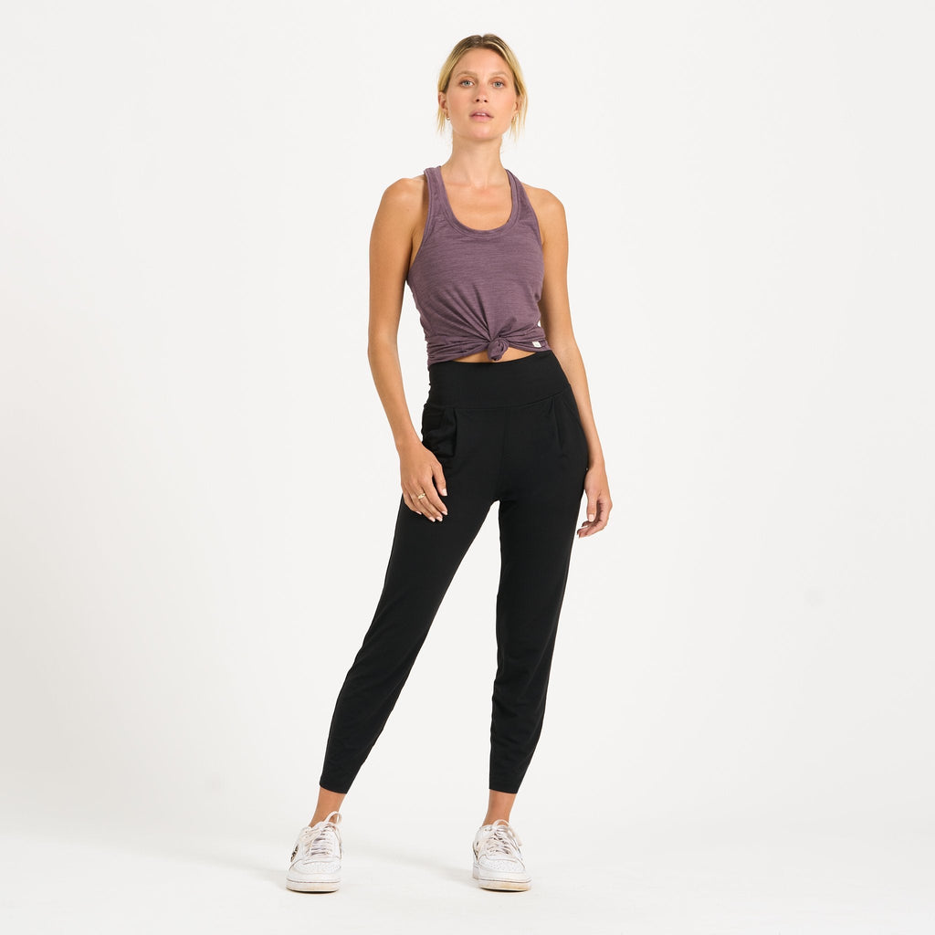 Lux Performance Tank | Smoked Plum Heather