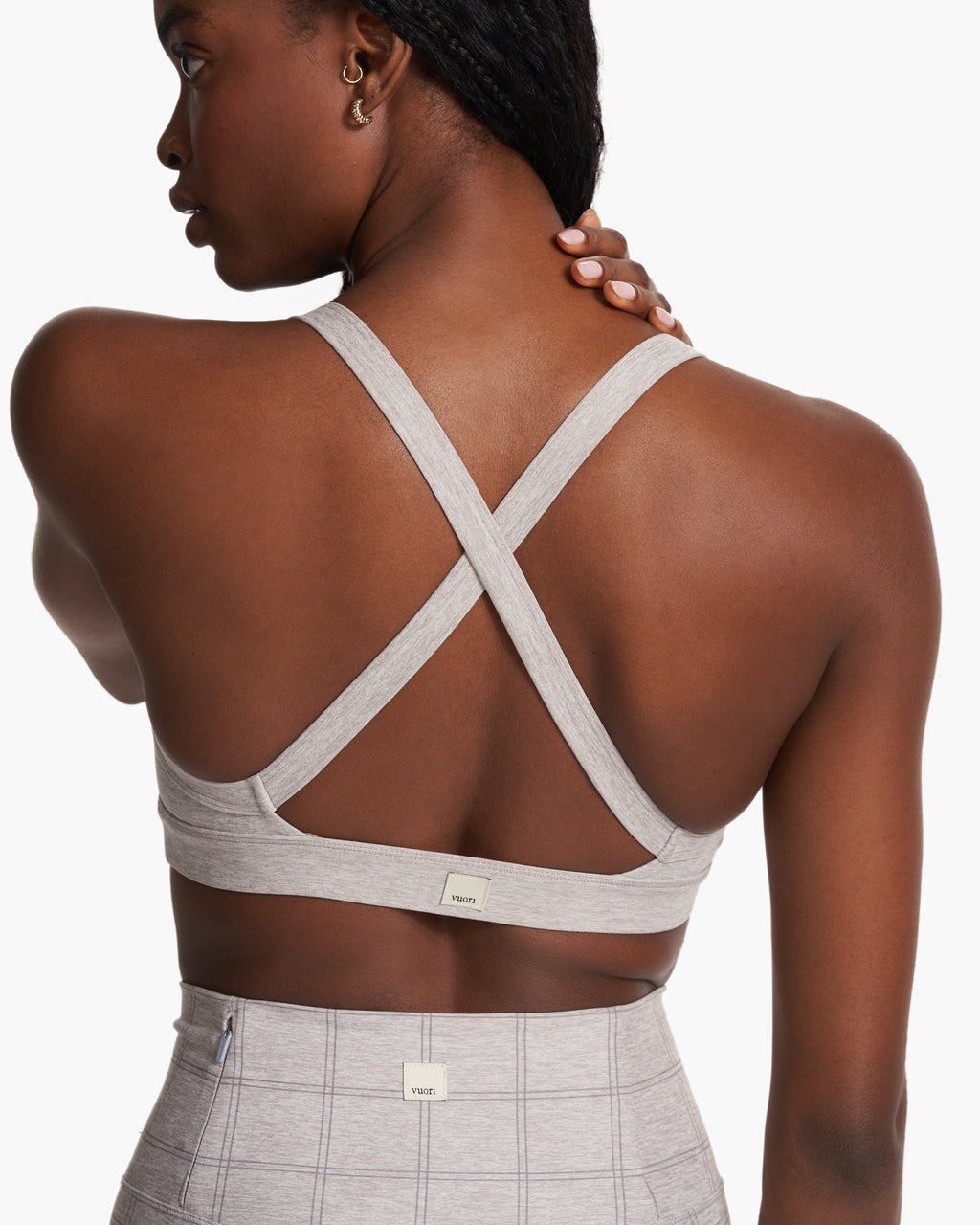 Elevation Ruched Bra | Clay Heather