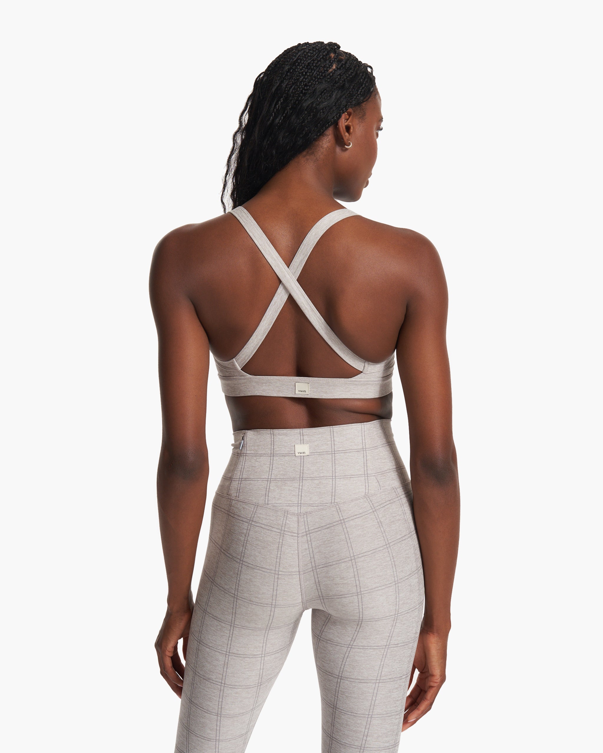 Elevation Ruched Bra | Clay Heather